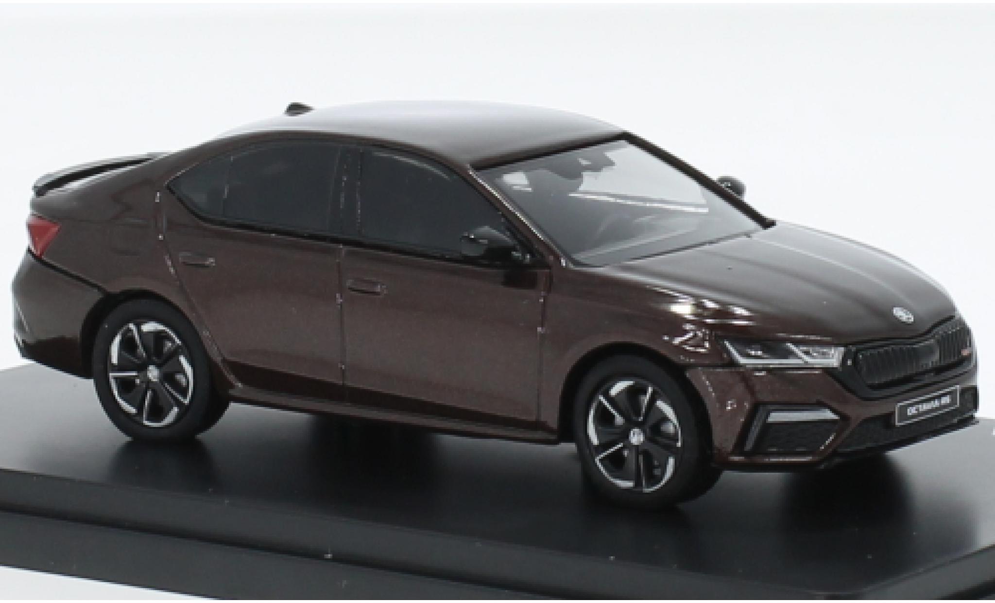 Skoda Octavia 1/43 Abrex IV RS metallise brown 2020 1:43 diecast model cars