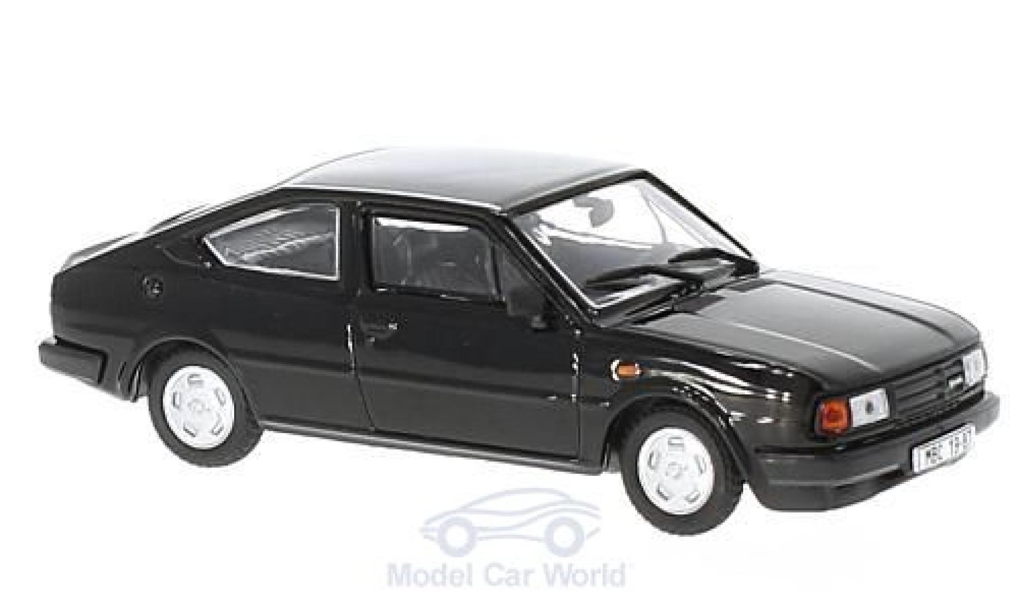 Skoda Rapid 1/43 Abrex 136 black 1987 diecast model cars