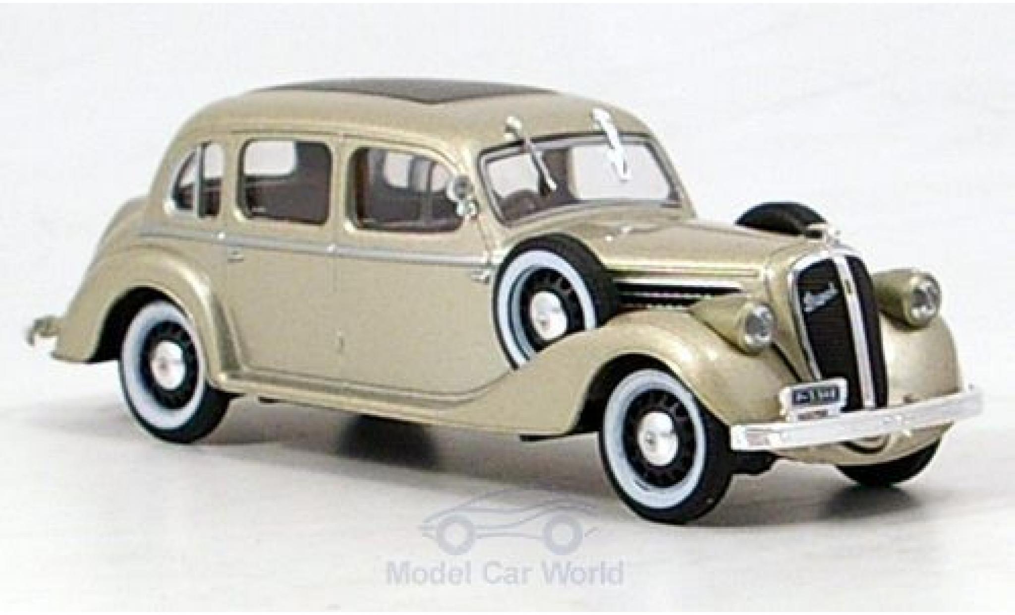 Skoda Superb 1/43 Abrex 913 metallic beige 1938 diecast model cars