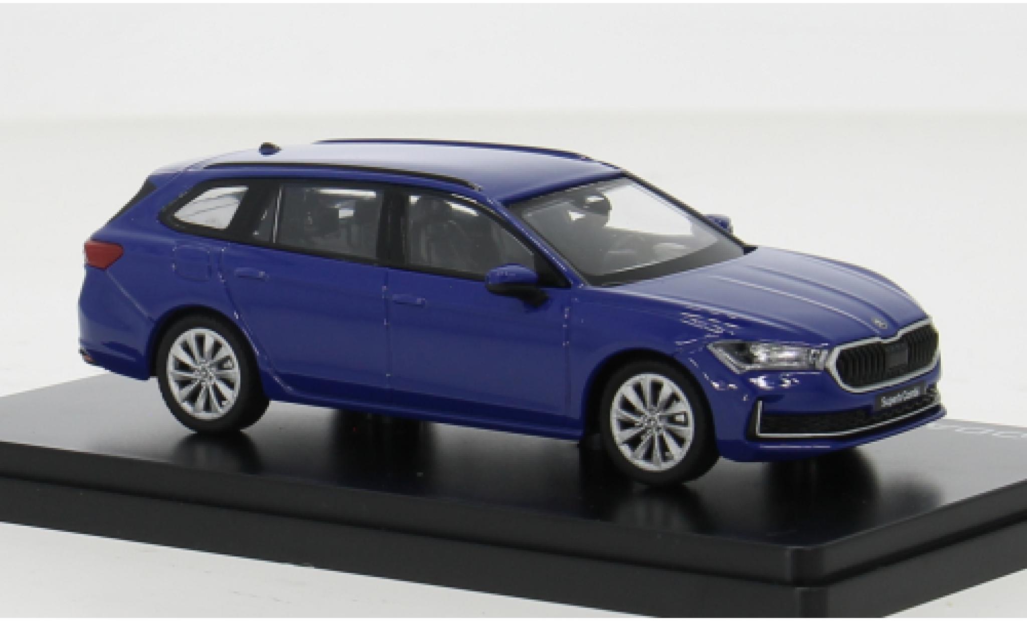 Skoda Superb 1/43 Abrex VI blue 2023 1:43 diecast model cars