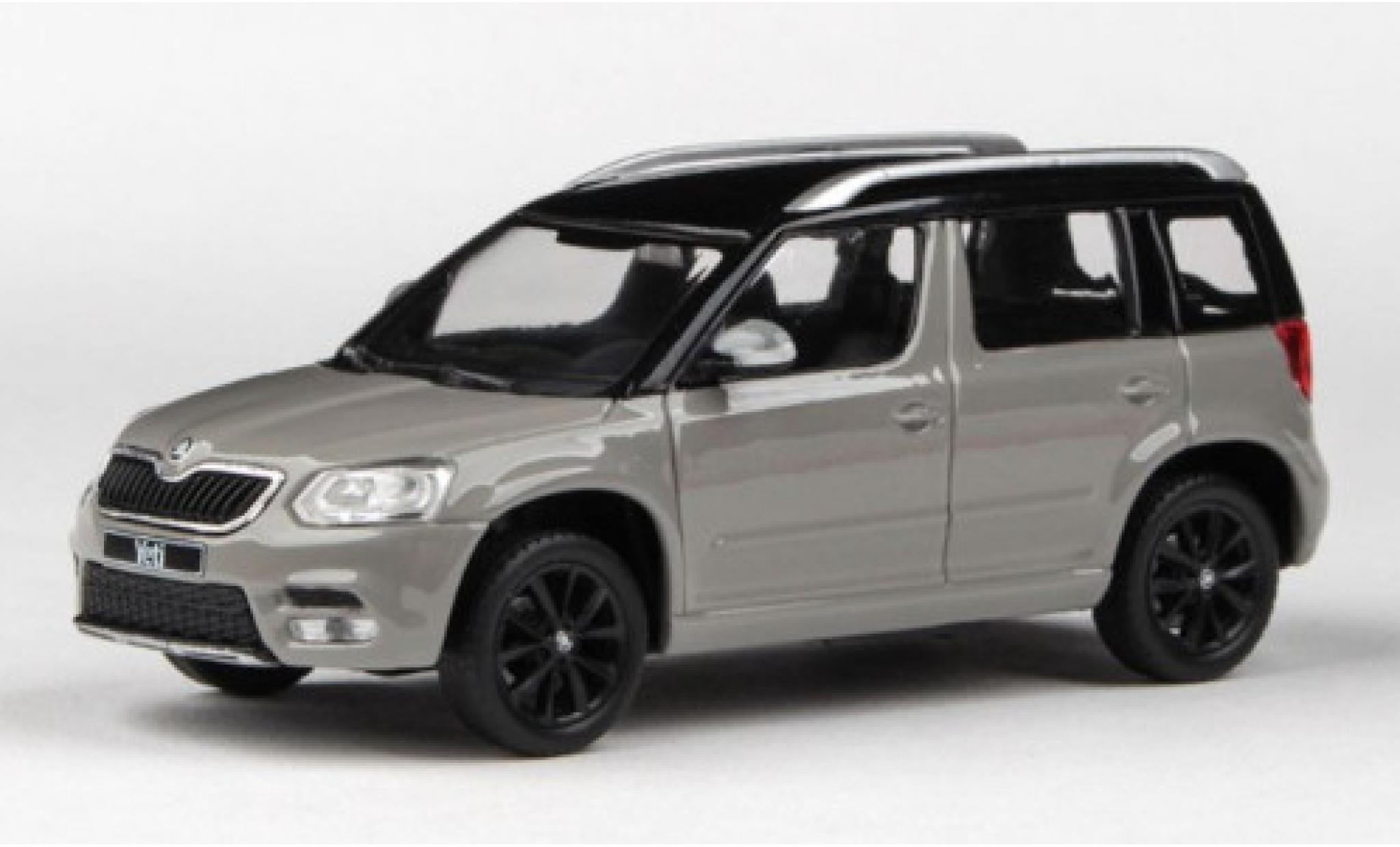 Skoda Yeti 1/43 Abrex FL grey/black 2013 diecast model cars