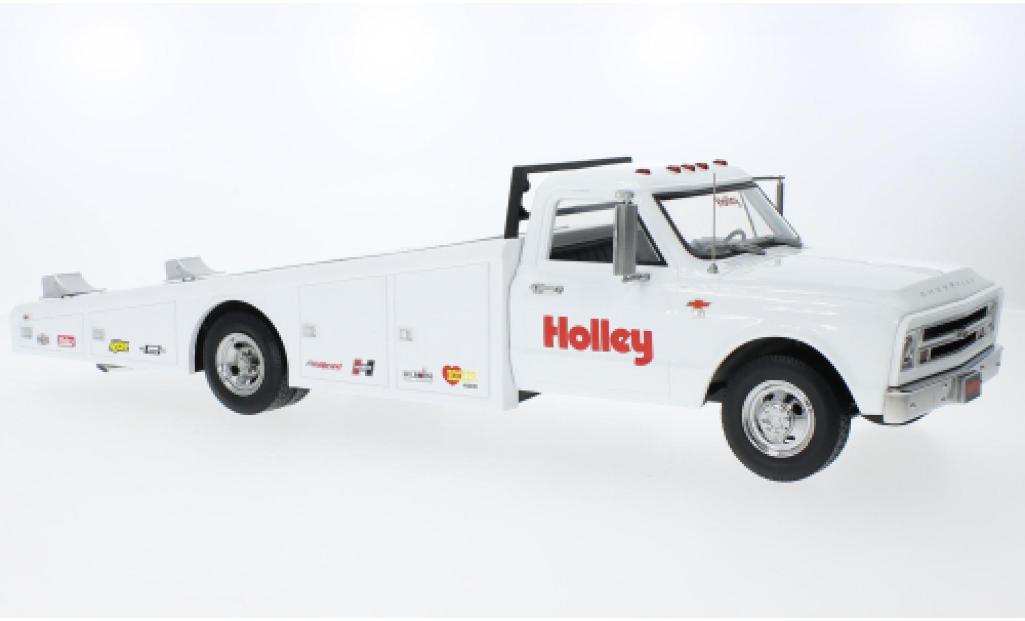 Chevrolet C-30 1/18 ACME Ramp Truck white Holley Speed Shop 1967 diecast model cars