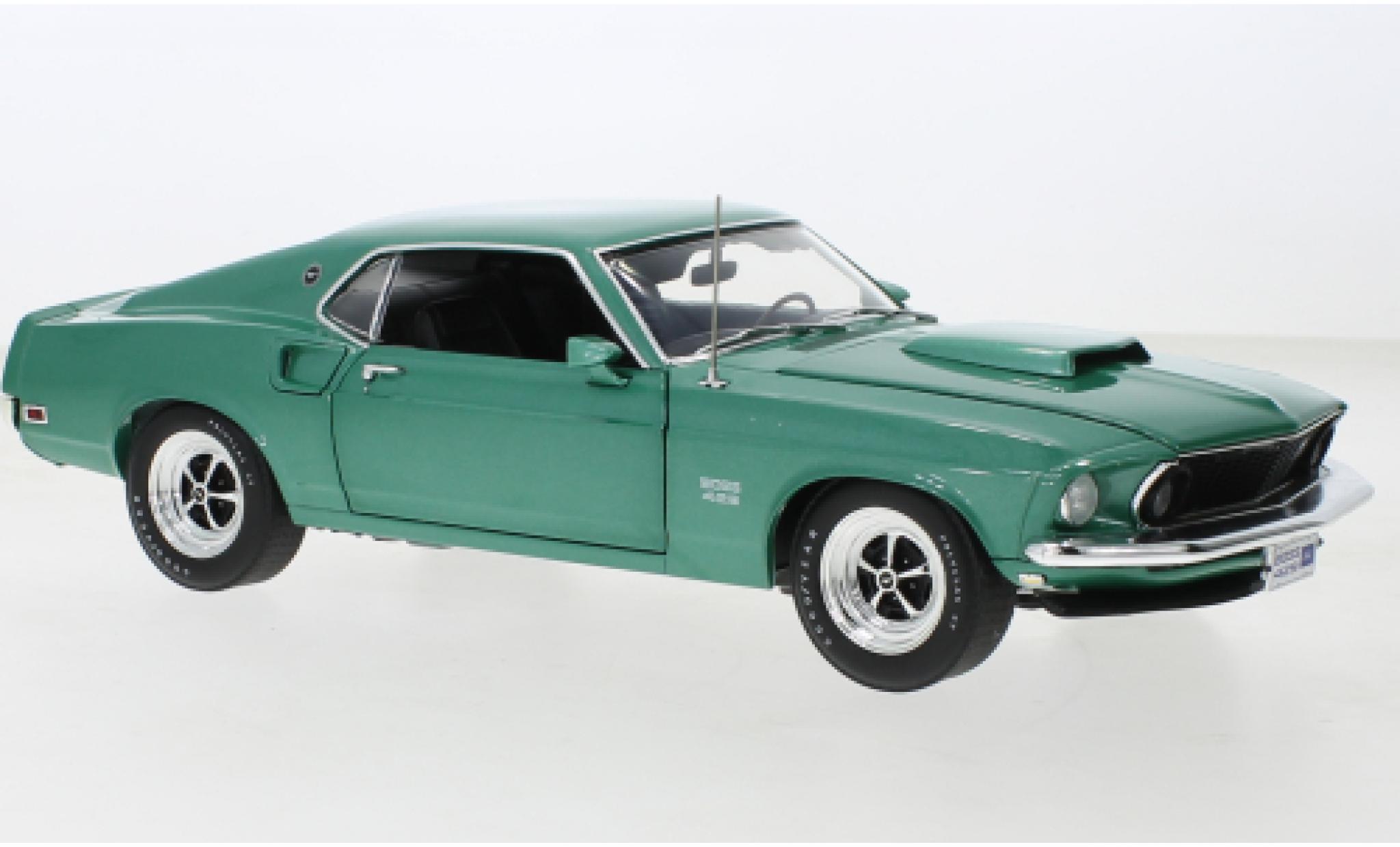 Ford Mustang 1/18 ACME Boss 429 metallise green 1969 diecast model cars