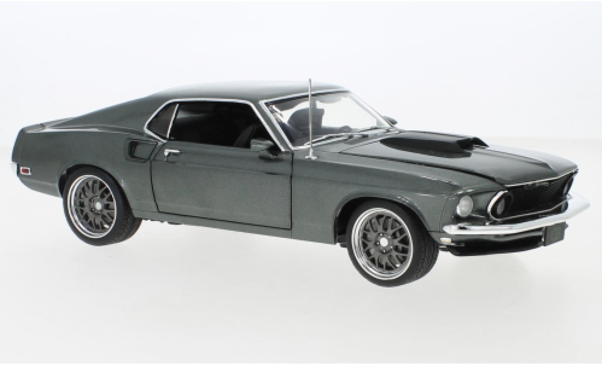 Ford Mustang 1/18 ACME GT Bullet Street Fighter green 1969 diecast model cars