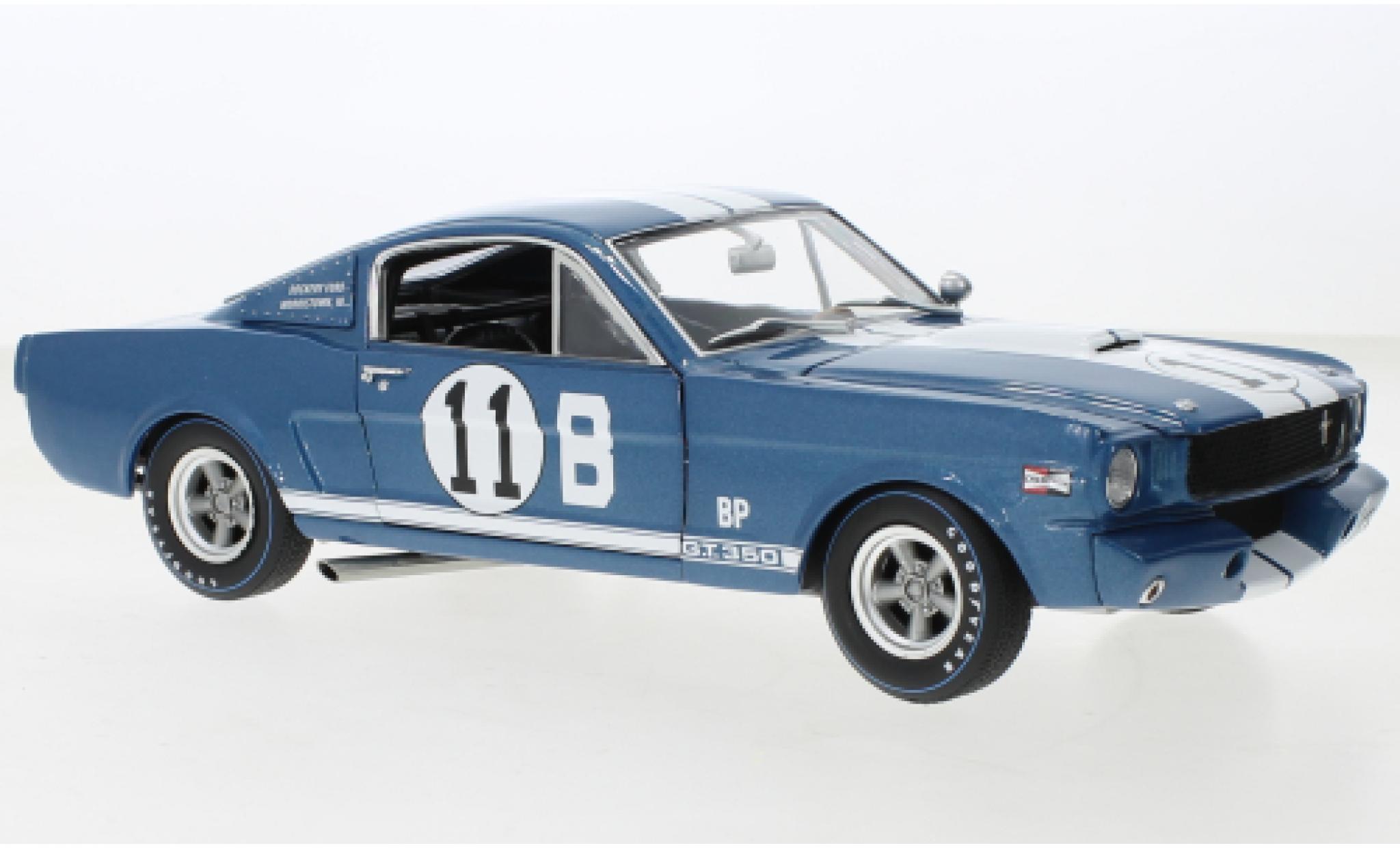 Shelby GT 350 1/18 ACME Ford Mustang R metallise blue/white No.11 Dockery Ford 1965 diecast model cars