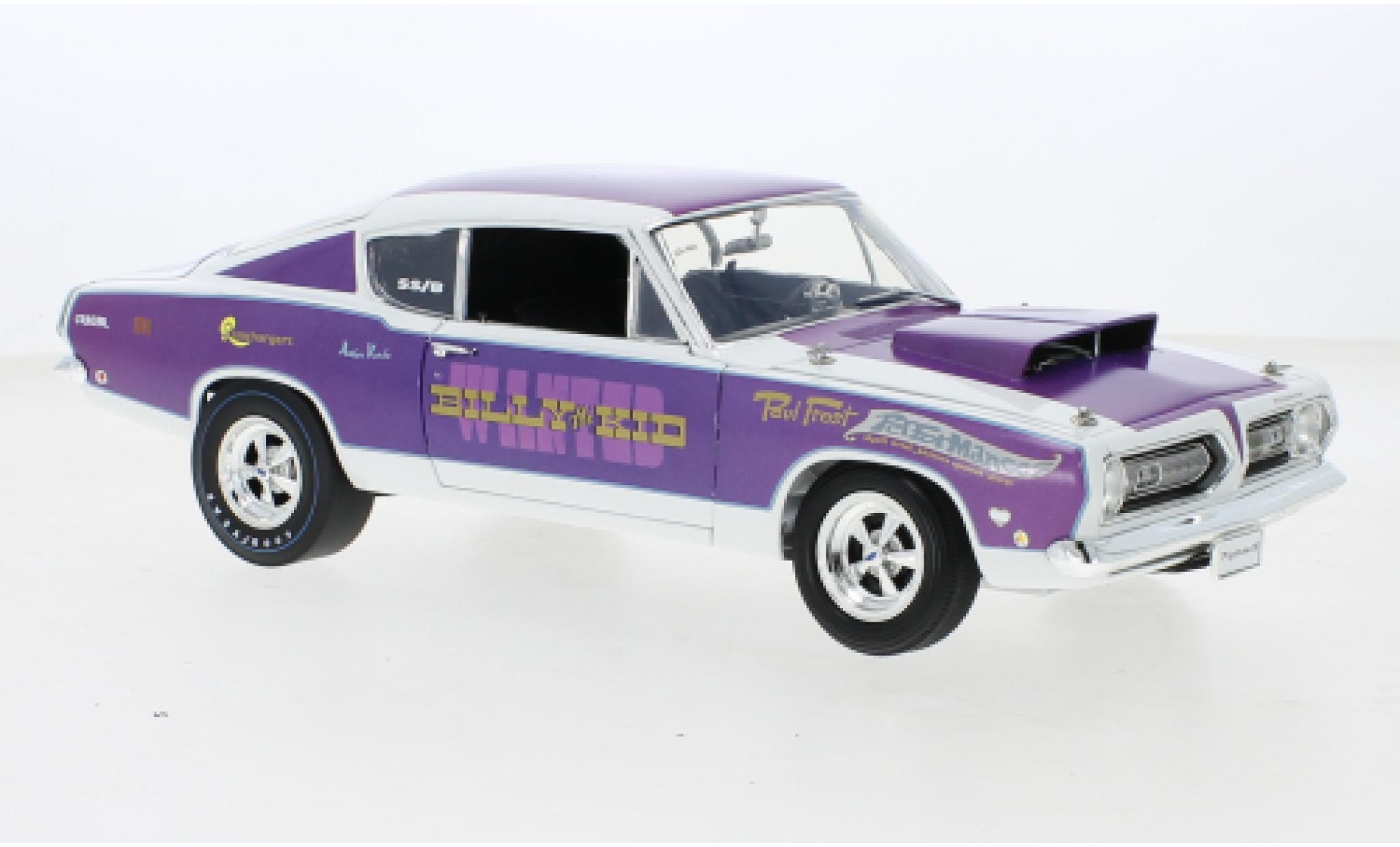 Plymouth Barracuda 1/18 ACME Billy the Kid 1968 diecast model cars