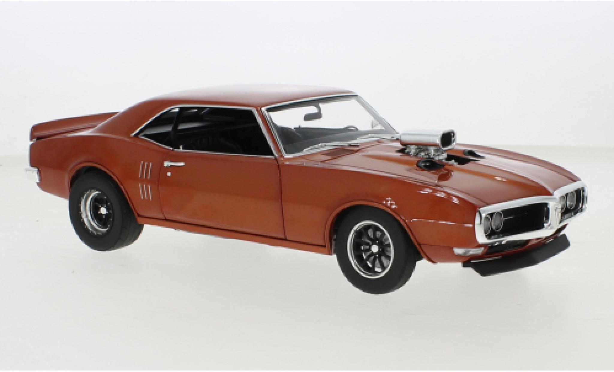 Pontiac Firebird 1/18 ACME metallise orange Drag Outlaws 1968 diecast model cars