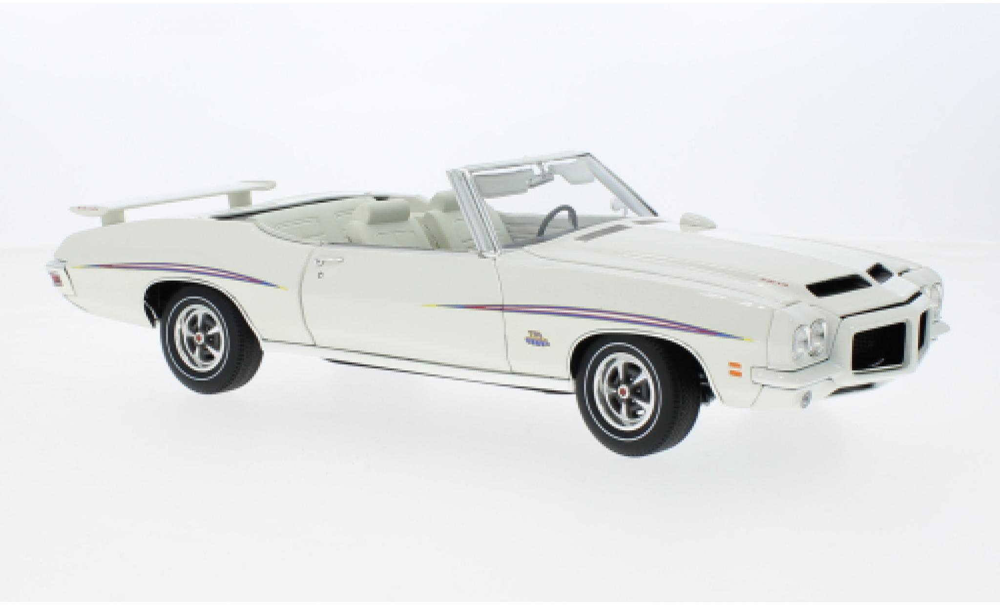 Pontiac GTO 1/18 ACME Convertible white The Judge 1971 diecast model cars
