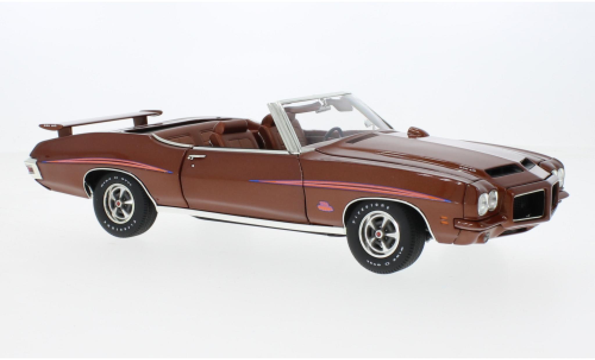Pontiac GTO 1/18 ACME Convertible brun The Judge 1971 diecast model cars