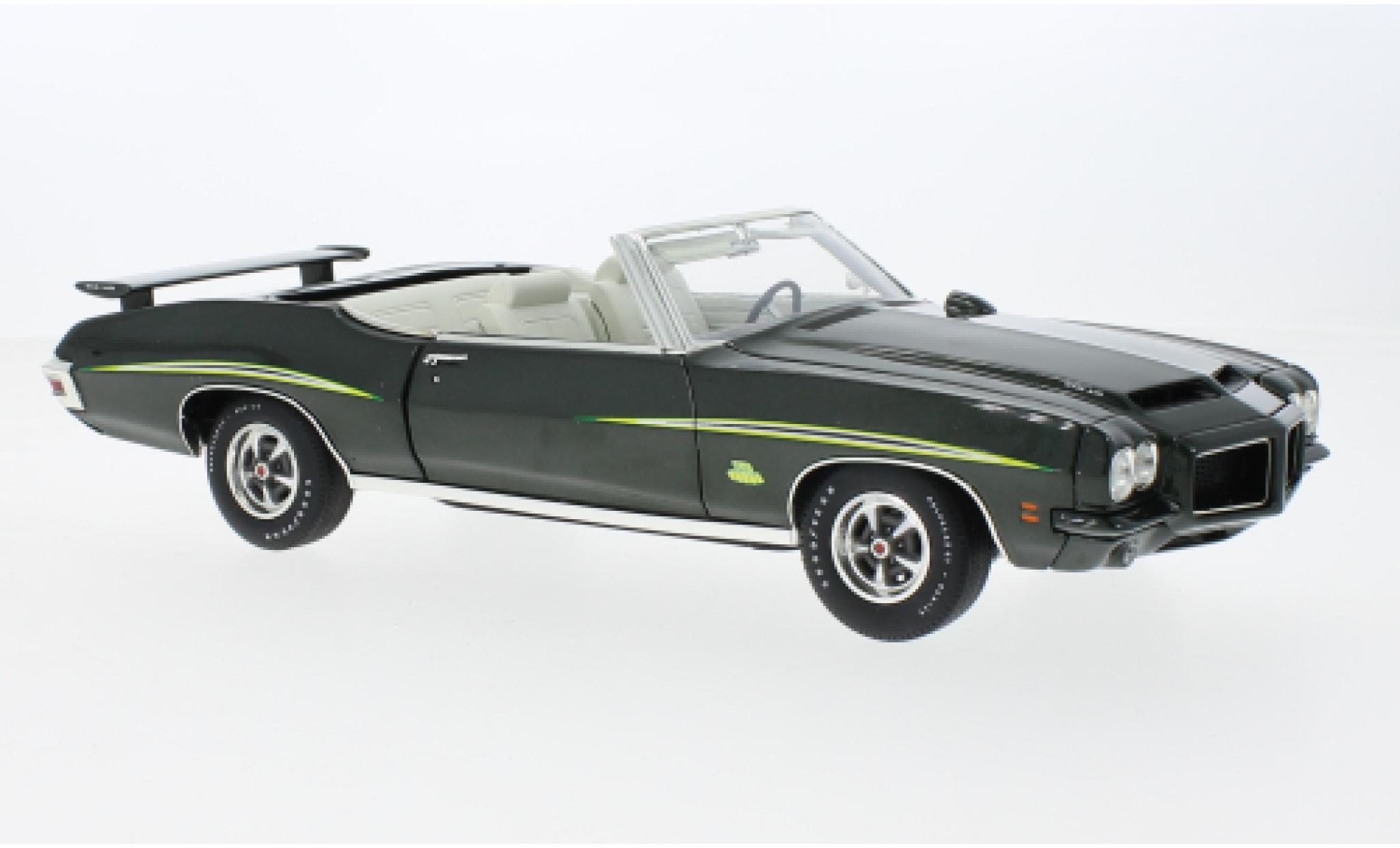 Pontiac GTO 1/18 ACME Convertible green fonc&eacute; The Judge 1971 diecast model cars