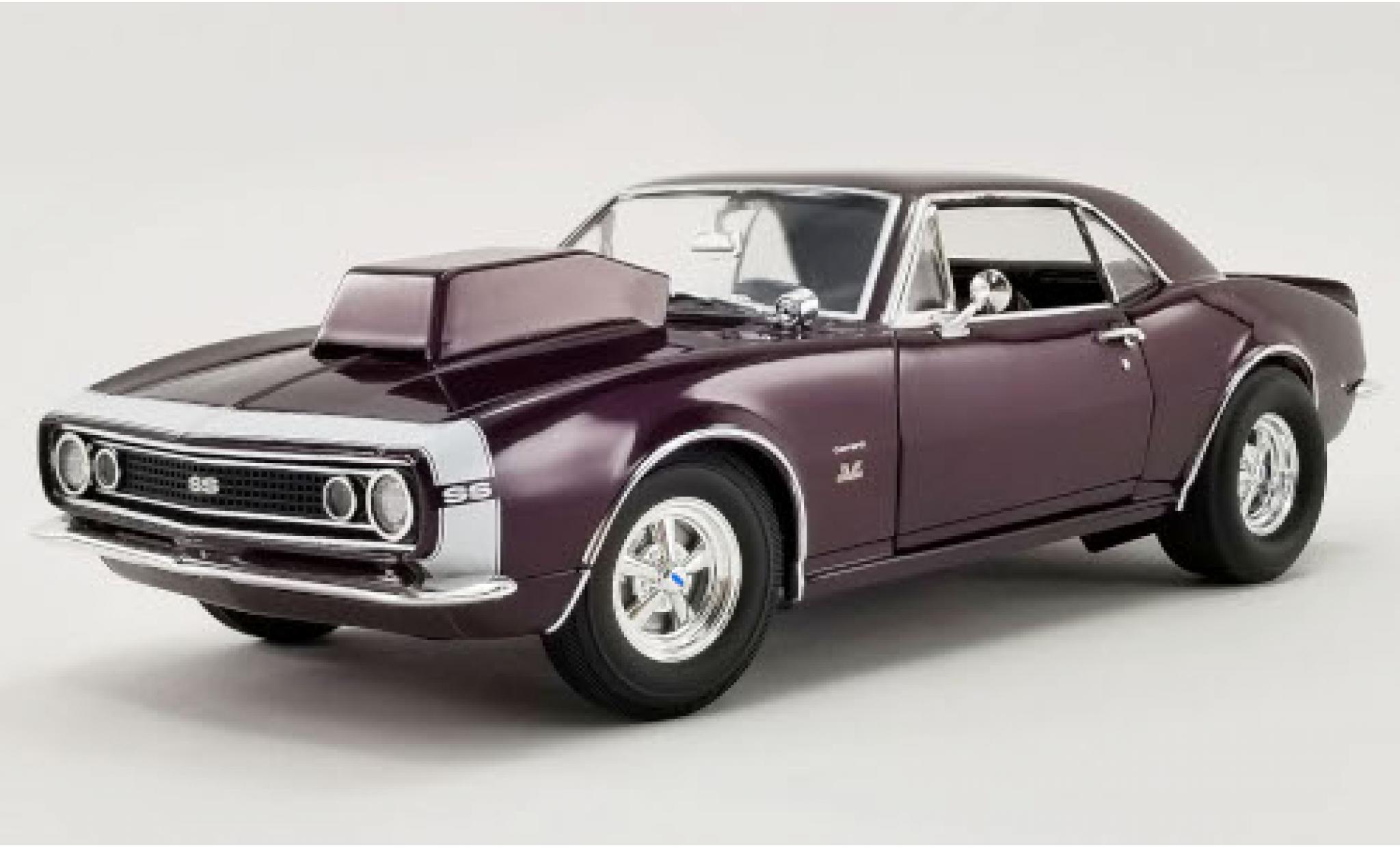 Chevrolet Camaro 1/18 ACME SS Purple Haze lila/white 1967 diecast model cars
