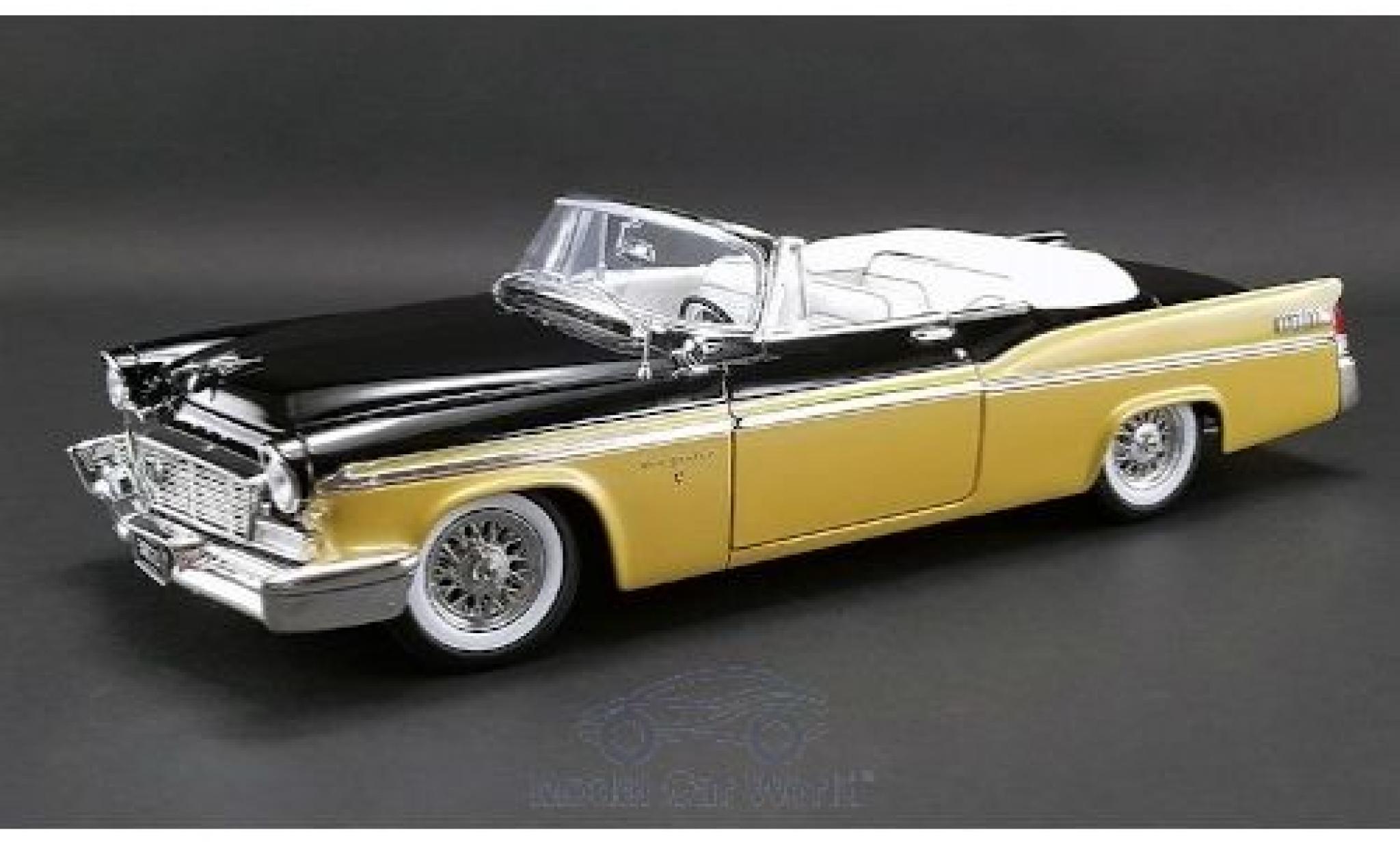 Chrysler New Yorker 1/18 ACME St. Regis black/gold 1956 diecast model cars