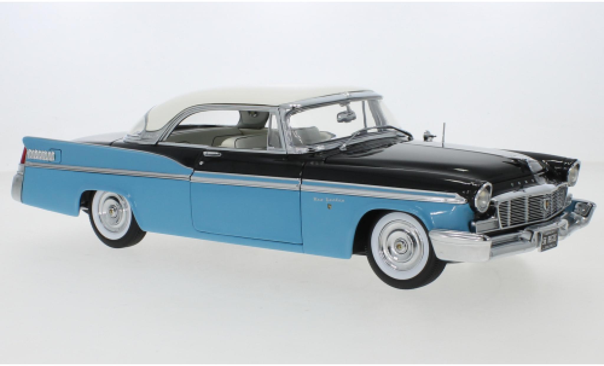 Chrysler New Yorker 1/18 ACME St. Regis black/metallic blue 1956 diecast model cars