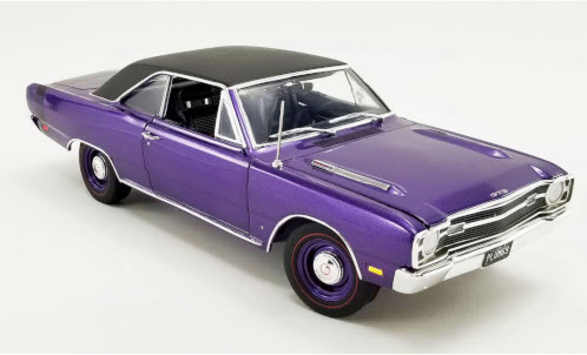 Dodge Dart 1/18 ACME GTS 440 Plum Crazy metallic lila/matt-black 1969 diecast model cars