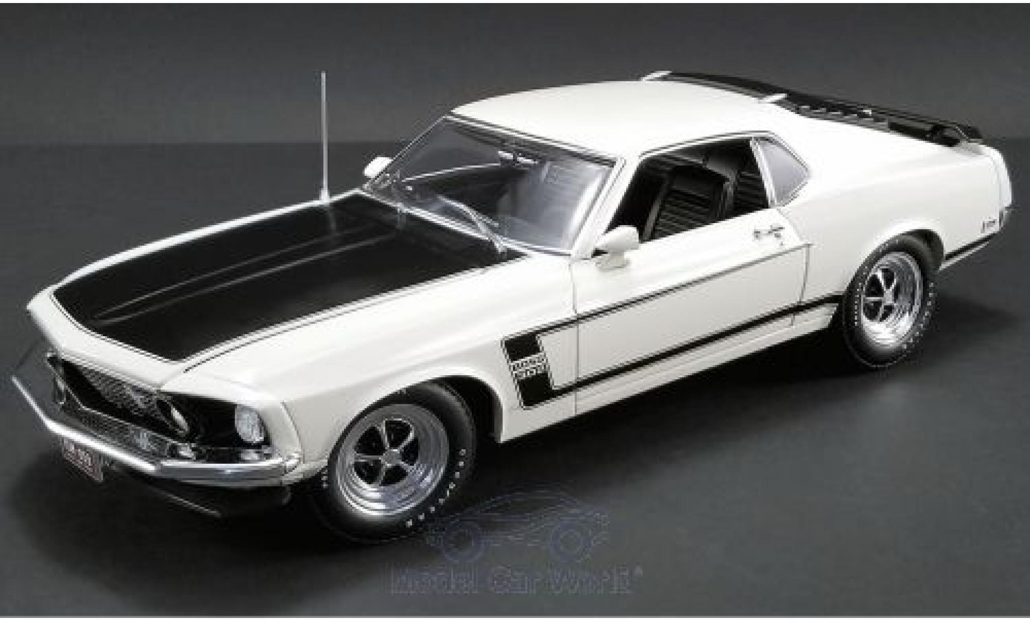 Ford Mustang 1/18 ACME Boss 302 beige/black 1969 diecast model cars