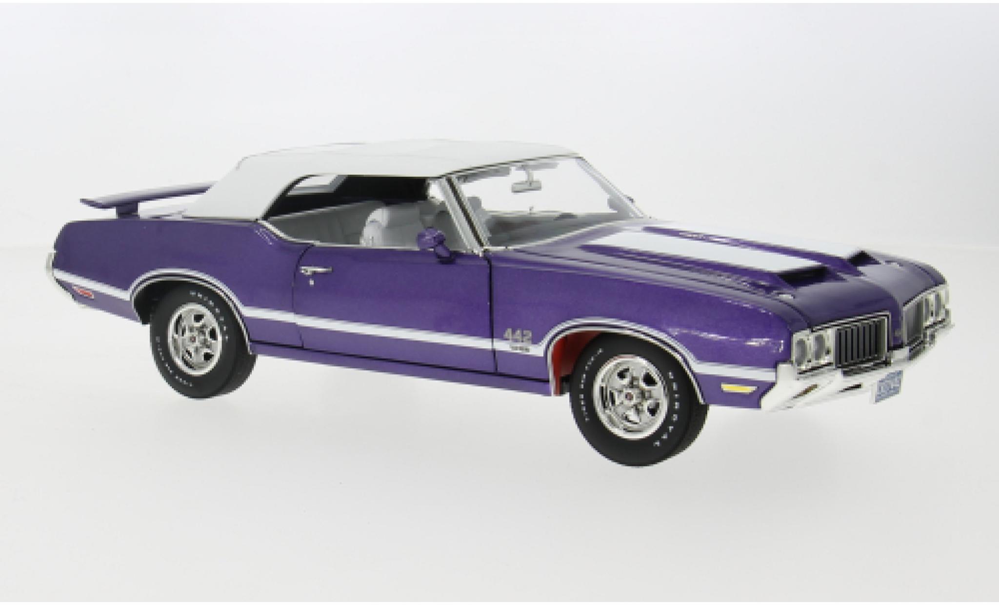 Oldsmobile 442 1/18 ACME W-30 Convertible purple 1970 1:18 diecast model cars