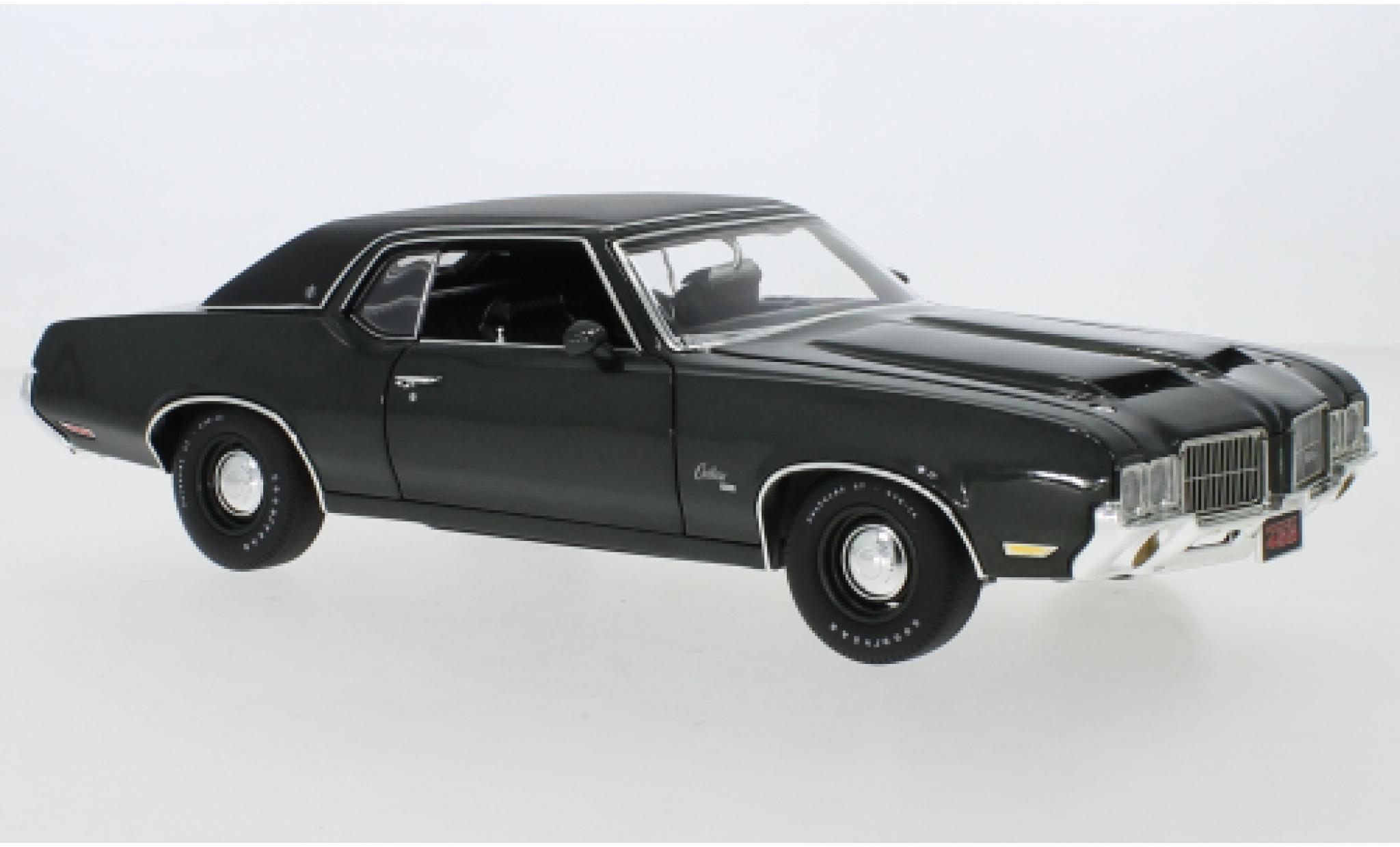 Oldsmobile Cutlass 1/18 ACME SX green/matt-black 1971 Rocket 455 diecast model cars