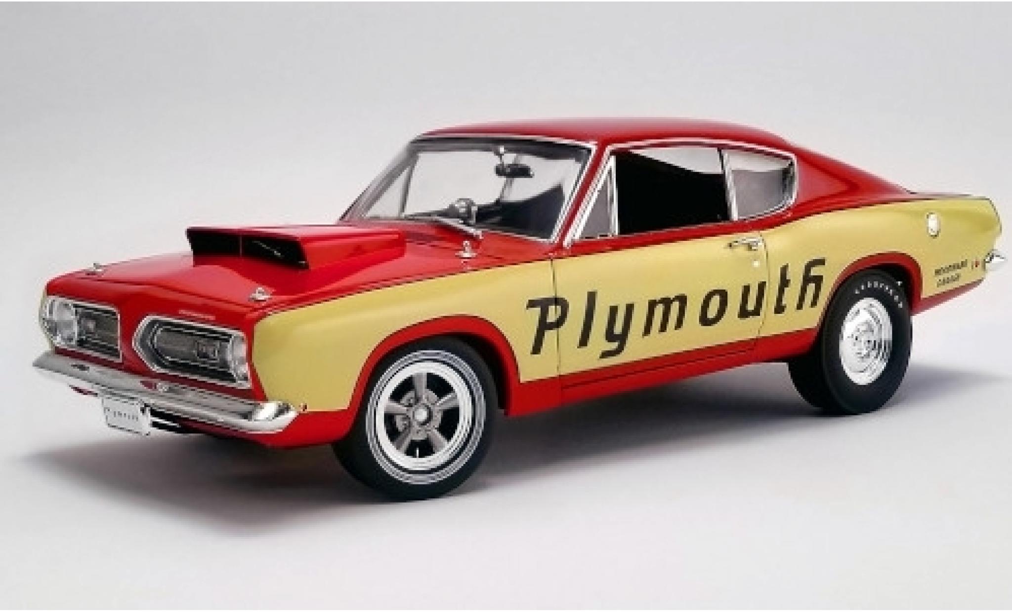 Plymouth Barracuda 1/18 ACME Super Stock Test Mule Woodward Garage 1968 diecast model cars
