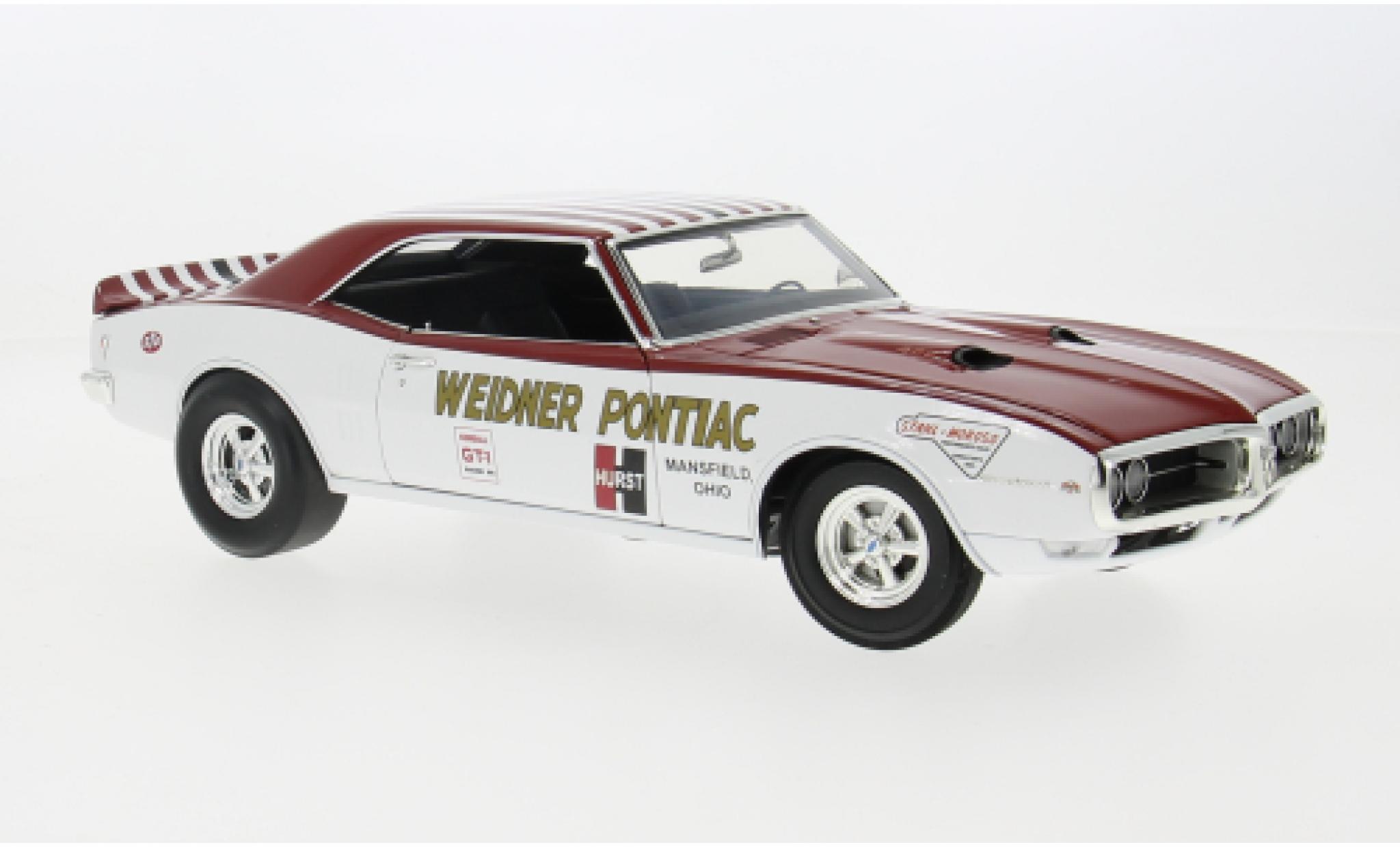 Pontiac Firebird 1/18 ACME First Ram Air II white/red 1968 1:18 diecast model cars