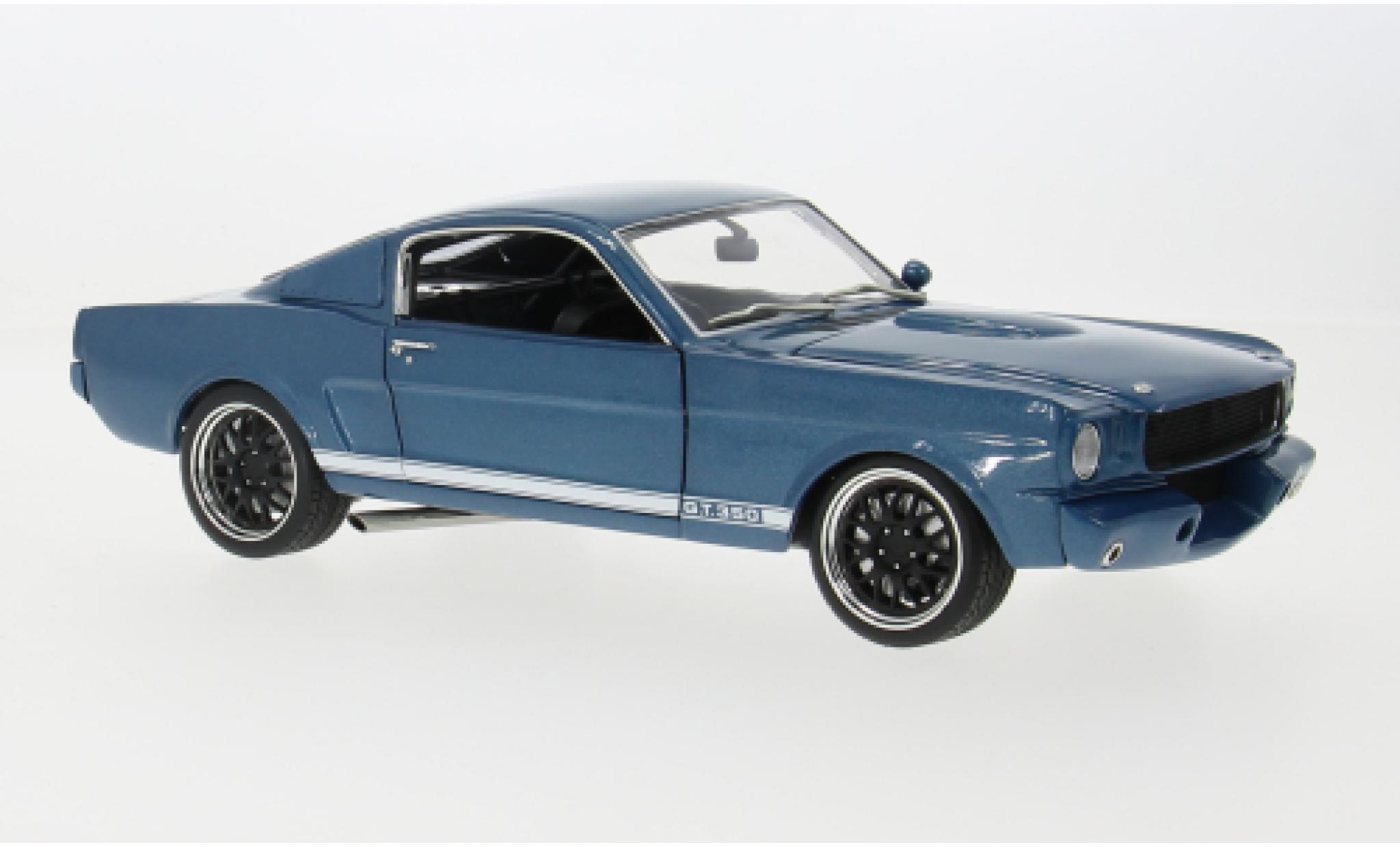 Shelby GT 1/18 ACME 350 Pro Touring blue/white 1965 1:18 diecast model cars