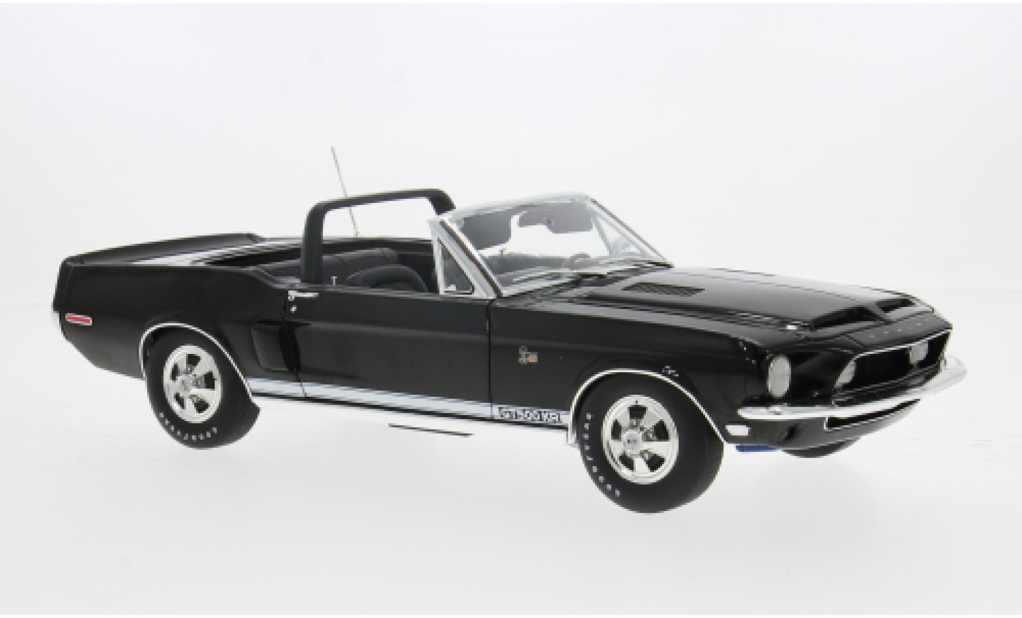 Shelby GT 1/18 ACME 500KR black/white 1968 1:18 diecast model cars