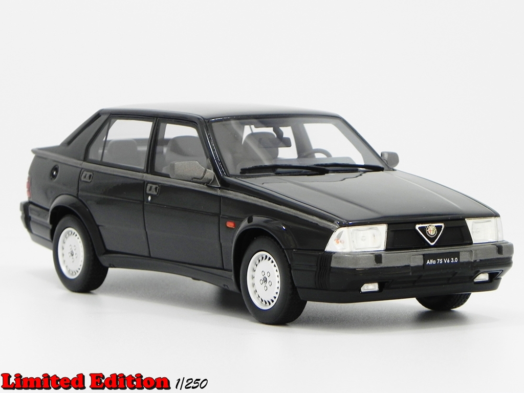 Alfa Romeo 75 3.0 v6 LM087B black 1/18 Laudoracing Models