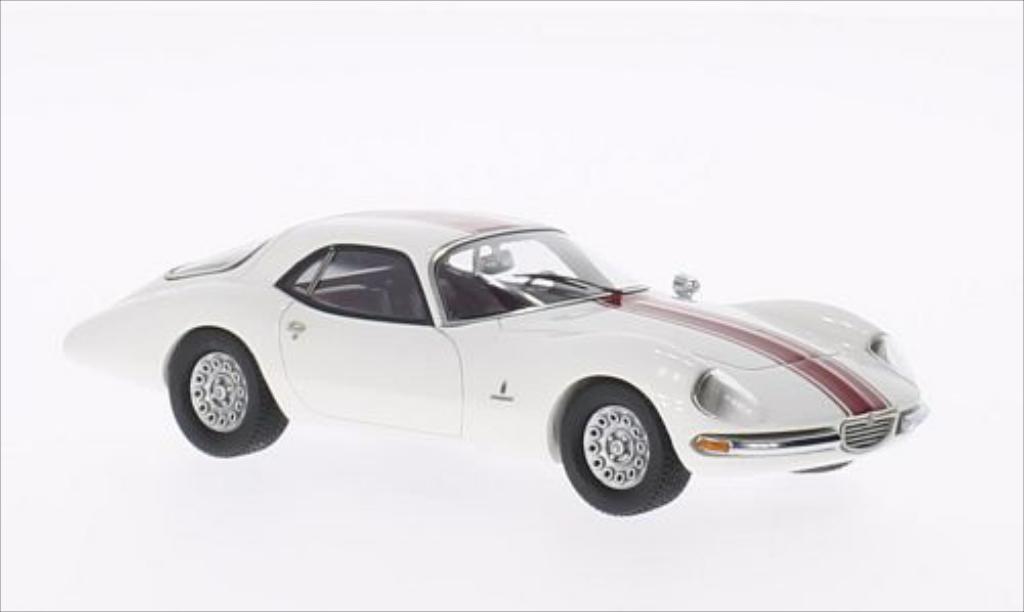 Alfa Romeo 1600 1/43 Kess TZ2 Coupe Pinninfarina white mit reden Streifen 1965 diecast model cars