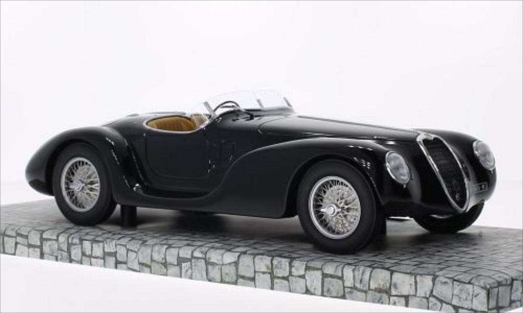 Alfa Romeo 6C 2500 1/18 Minichamps 2500 SS Corsa Spider black RHD 1939 diecast model cars