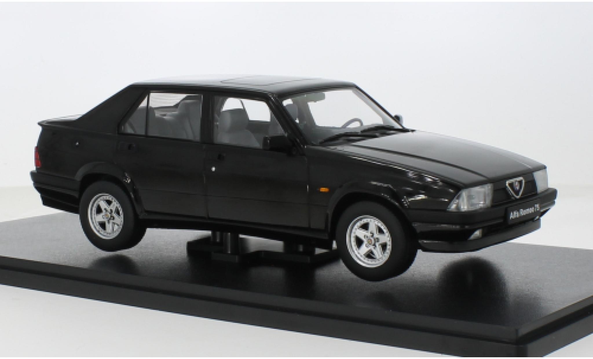 Alfa Romeo 75 1/18 Triple 9 Collection black Triple 9 Coll 1:18 diecast model cars