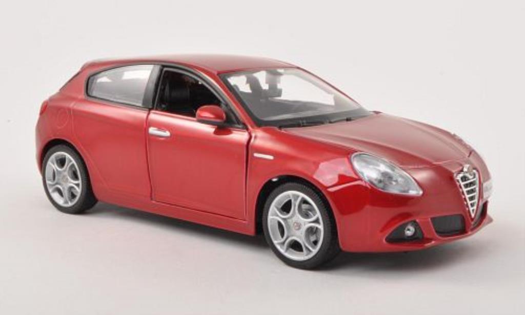 Alfa Romeo Giulietta 1/24 Burago (940) red diecast model cars