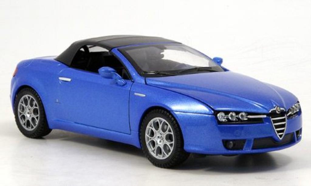 Alfa Romeo Spider 1/24 Welly blue geschlossen diecast model cars