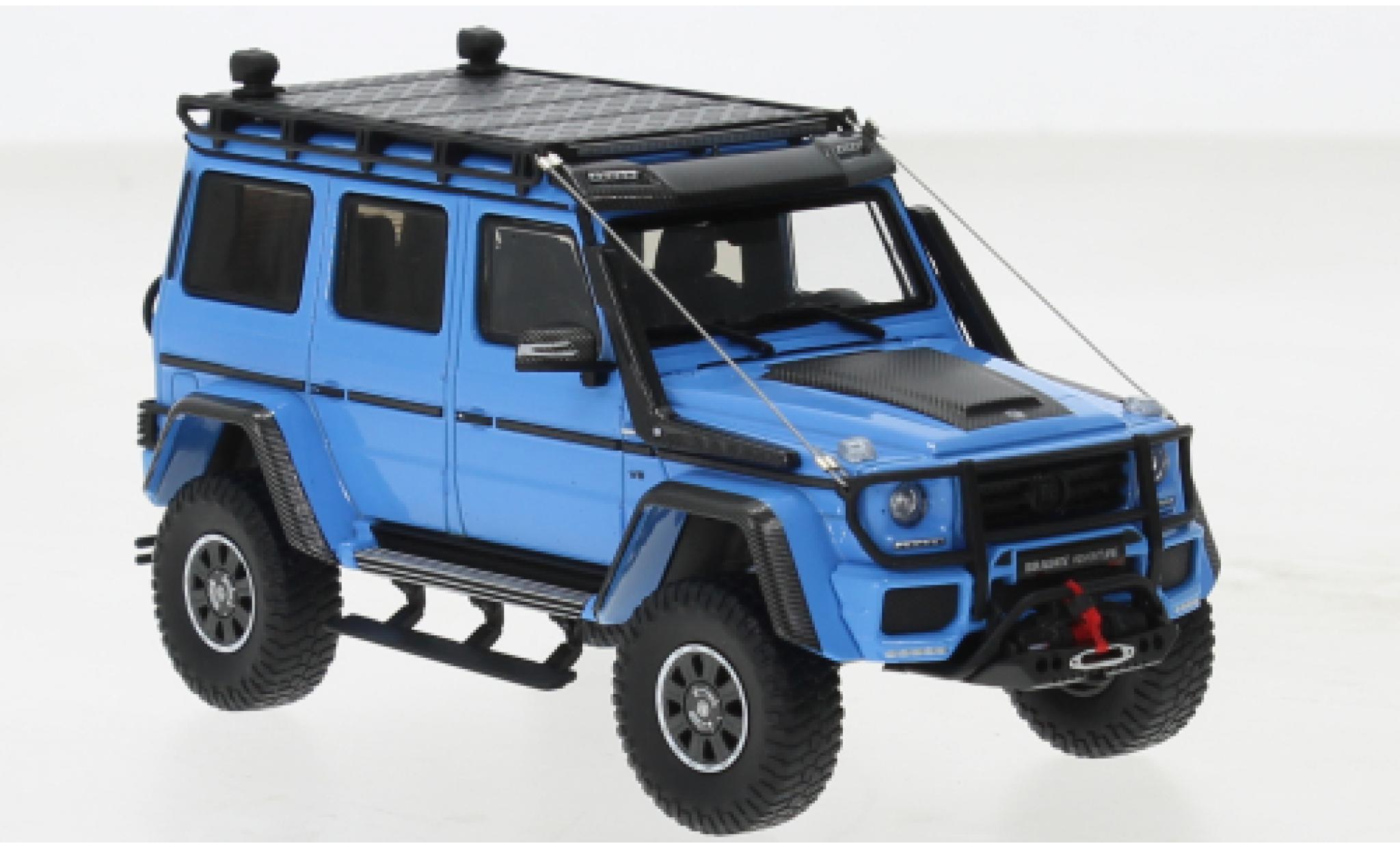 Mercedes Classe S 1/43 Almost Real Brabus 550 Adventure G-Class 4x4 metallise blue 2017 diecast model cars