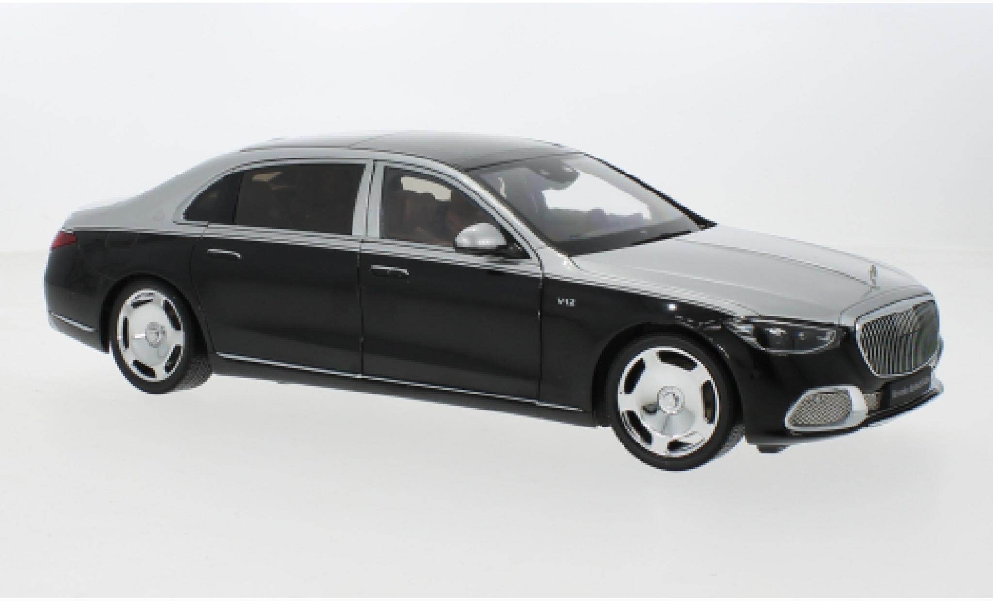 Mercedes CLA 1/18 Almost Real Maybach S-classe d/black 2021 diecast model cars