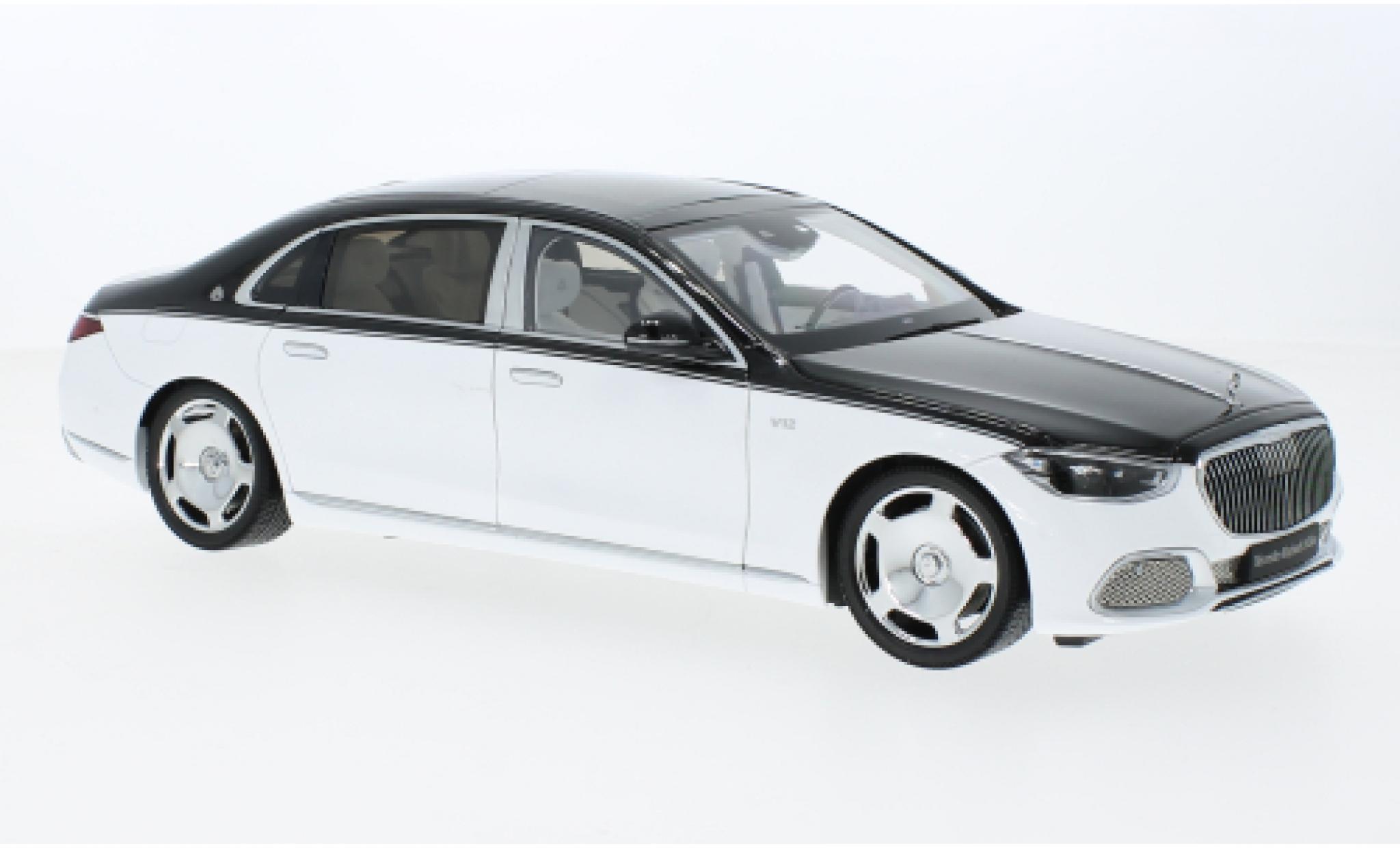 Mercedes CLA 1/18 Almost Real Maybach S-classe black/white 2021 diecast model cars