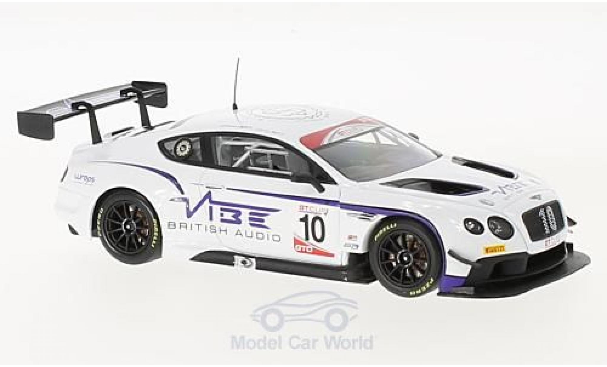 Bentley Continental T 1/43 Almost Real GT3 RHD No.10 Jordan Witt Racing GT Cup 2016 J.Witt/D.Witt diecast model cars