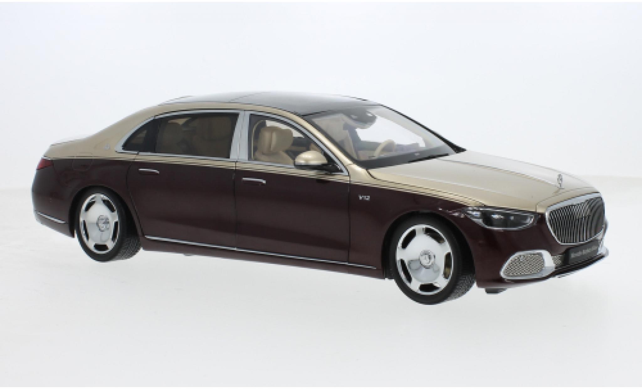 Mercedes CLA 1/18 Almost Real Maybach Classe S metallise beige/metallise red 2021 1:18 diecast model cars