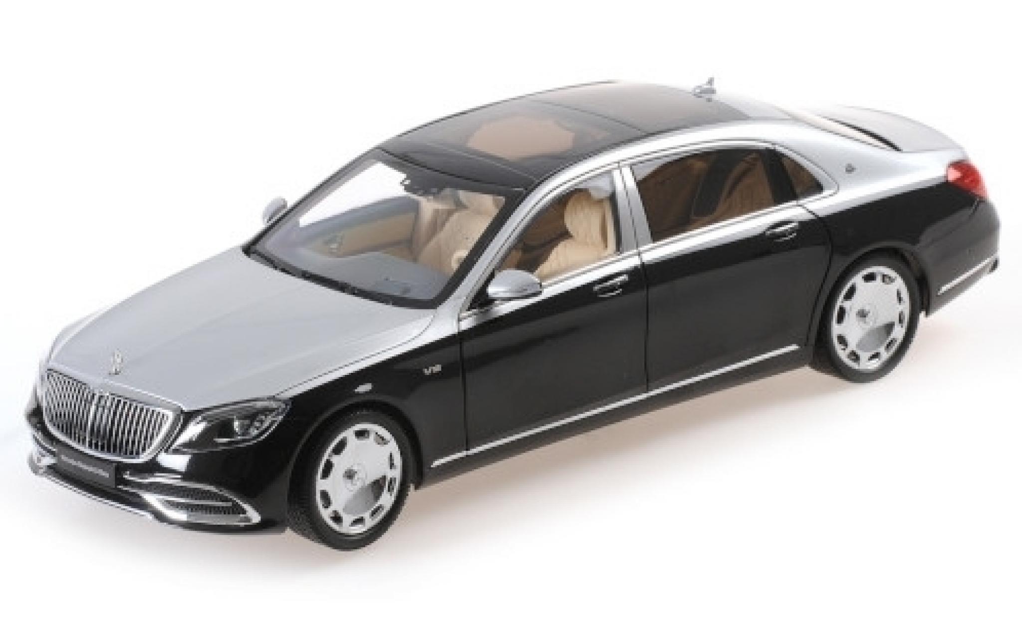 Mercedes CLA 1/18 Almost Real Maybach Classe S black/grey 2019 diecast model cars