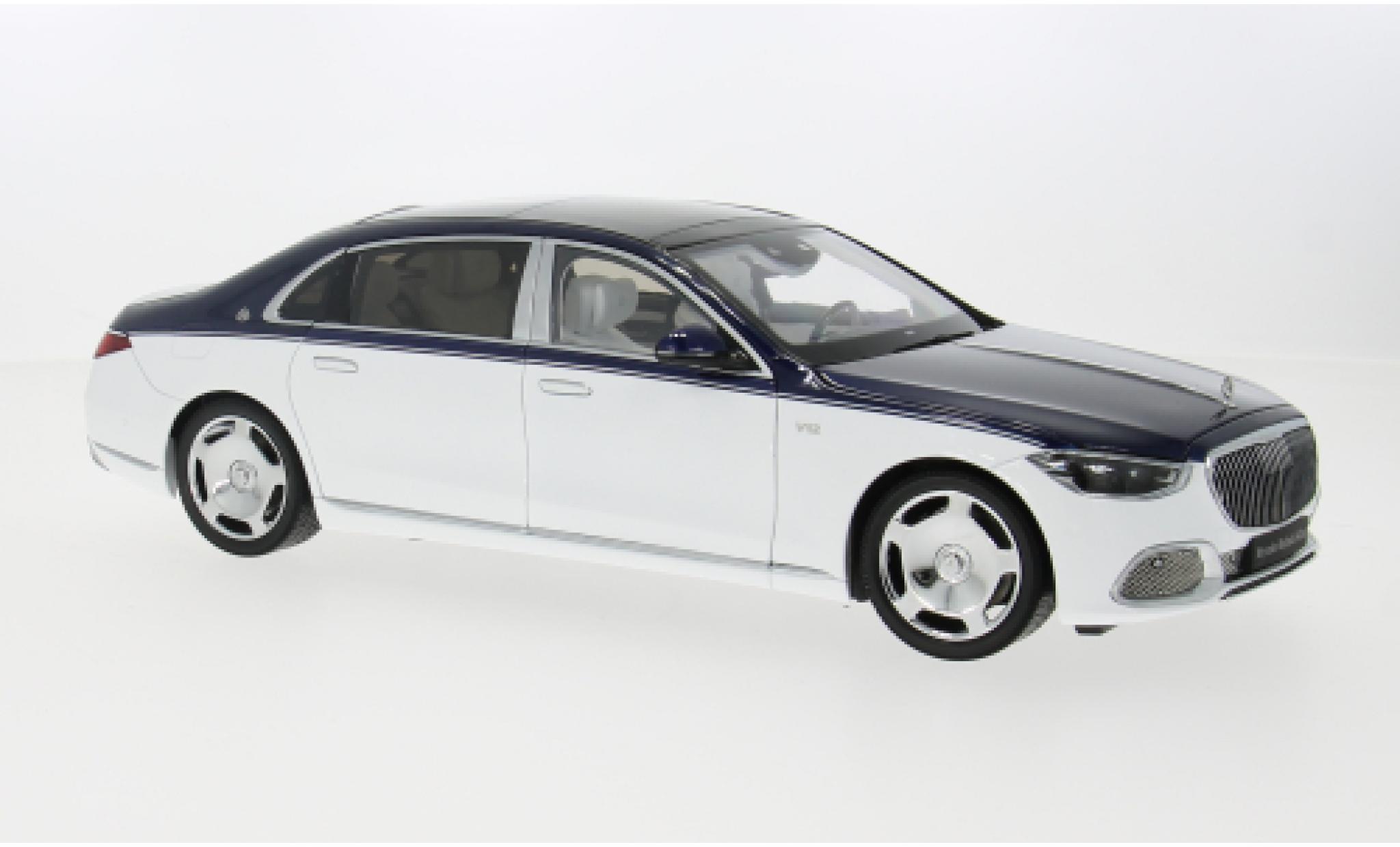 Mercedes CLA 1/18 Almost Real Maybach Classe S white/blue 2021 1:18 diecast model cars