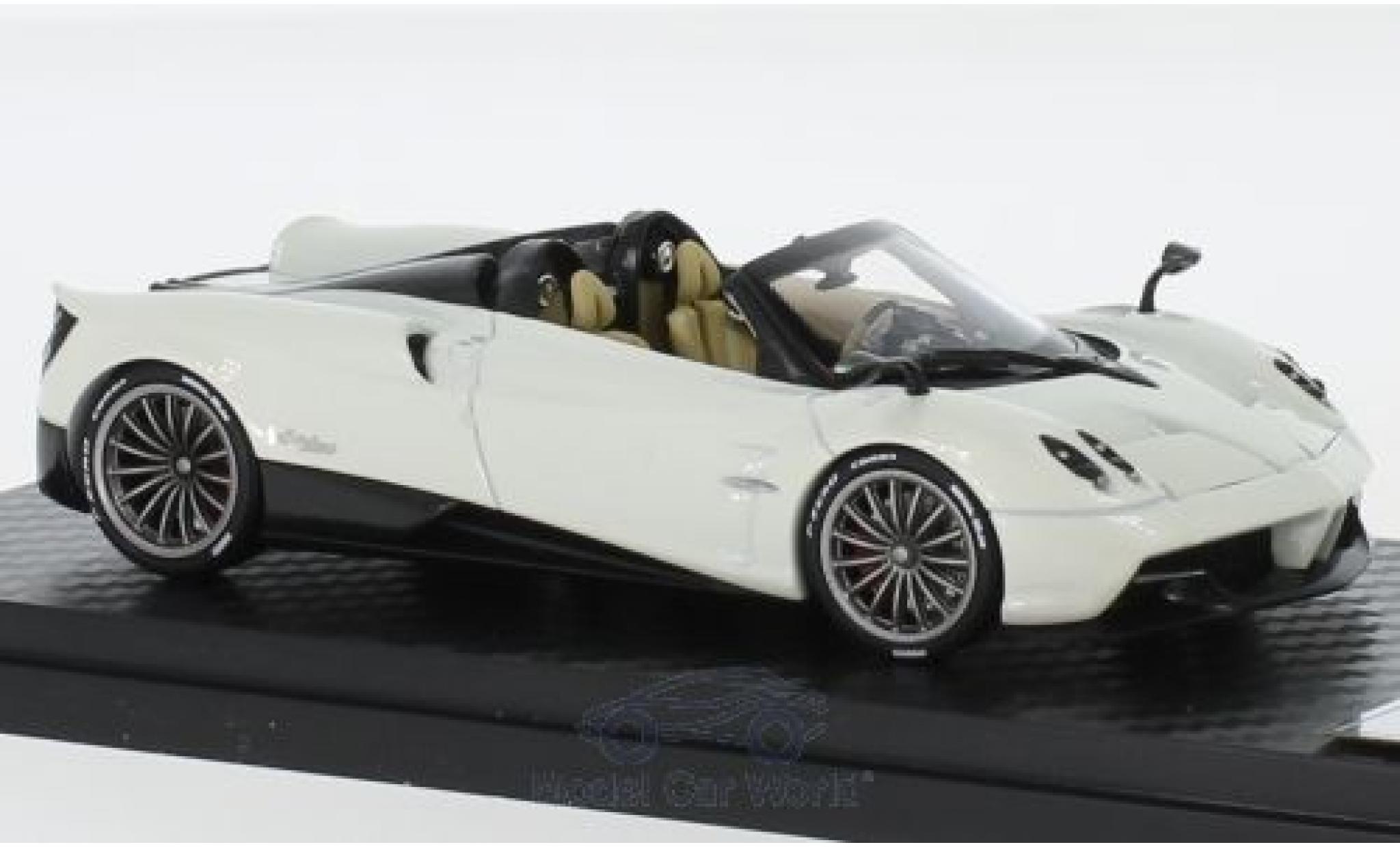 Pagani Huayra 1/43 Almost Real Roadster white 2017 diecast model cars