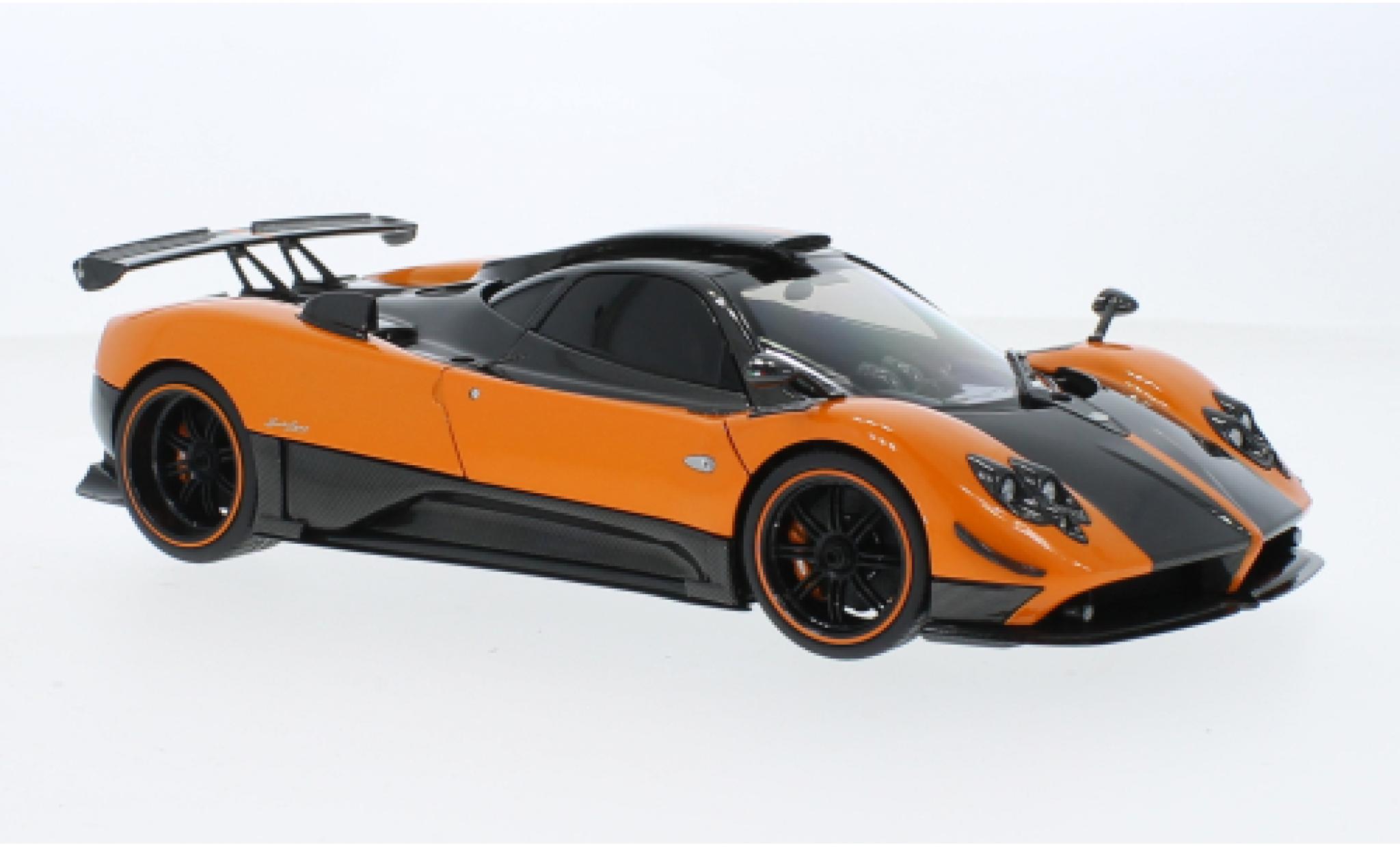 Pagani Zonda 1/18 Almost Real Cinque Coupe orange/black 2009 1:18 diecast model cars