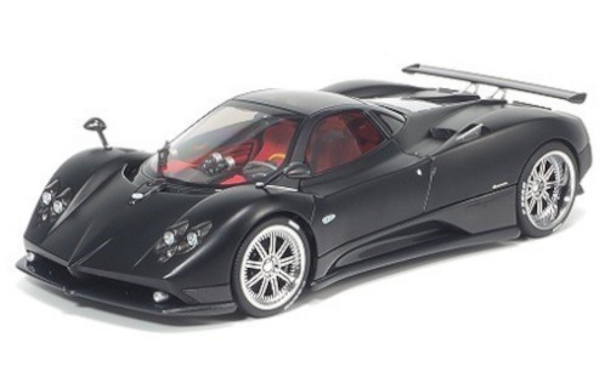 Pagani Zonda 1/18 Almost Real F matt-black 2015 diecast model cars