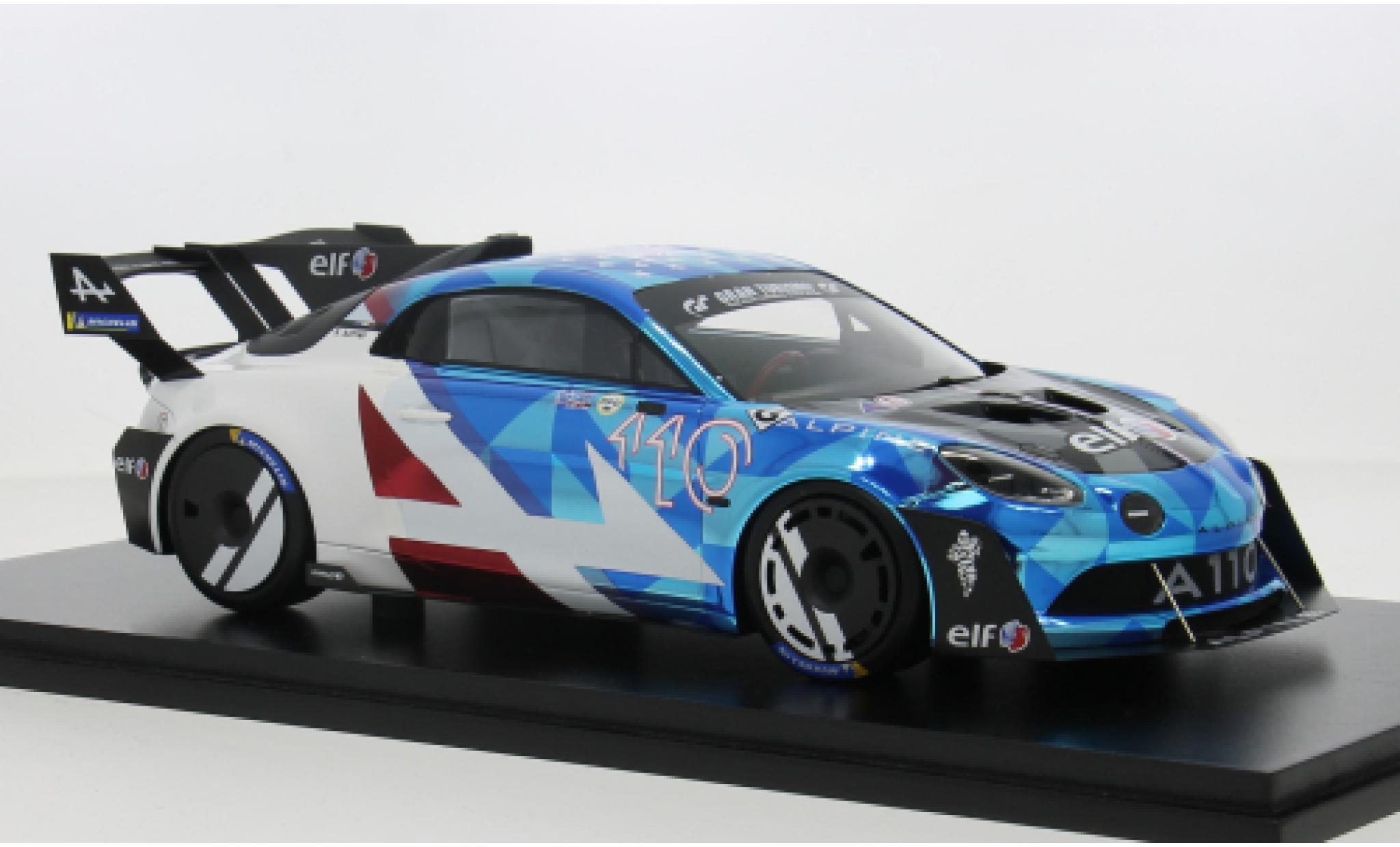 Aston Martin V8 Vantage GT4 1/18 Spark Alpine A110 GT4 Evo Pikes Peak 2024 #110 R.Astier 1:18 diecast model cars