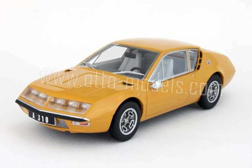 Alpine A310 1/18 Ottomobile 1600 orange 1972 diecast model cars