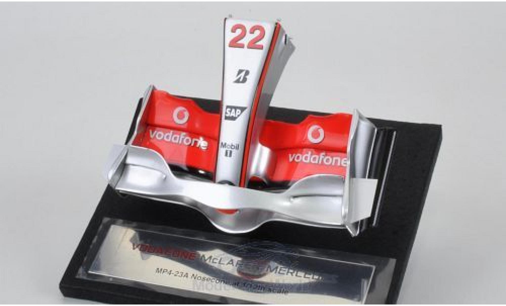 McLaren MP4-12C 1/12 Amalgam MP4-23 2008 Replik der Fahrzeugspitze mit Frontfl&uuml;gel diecast model cars