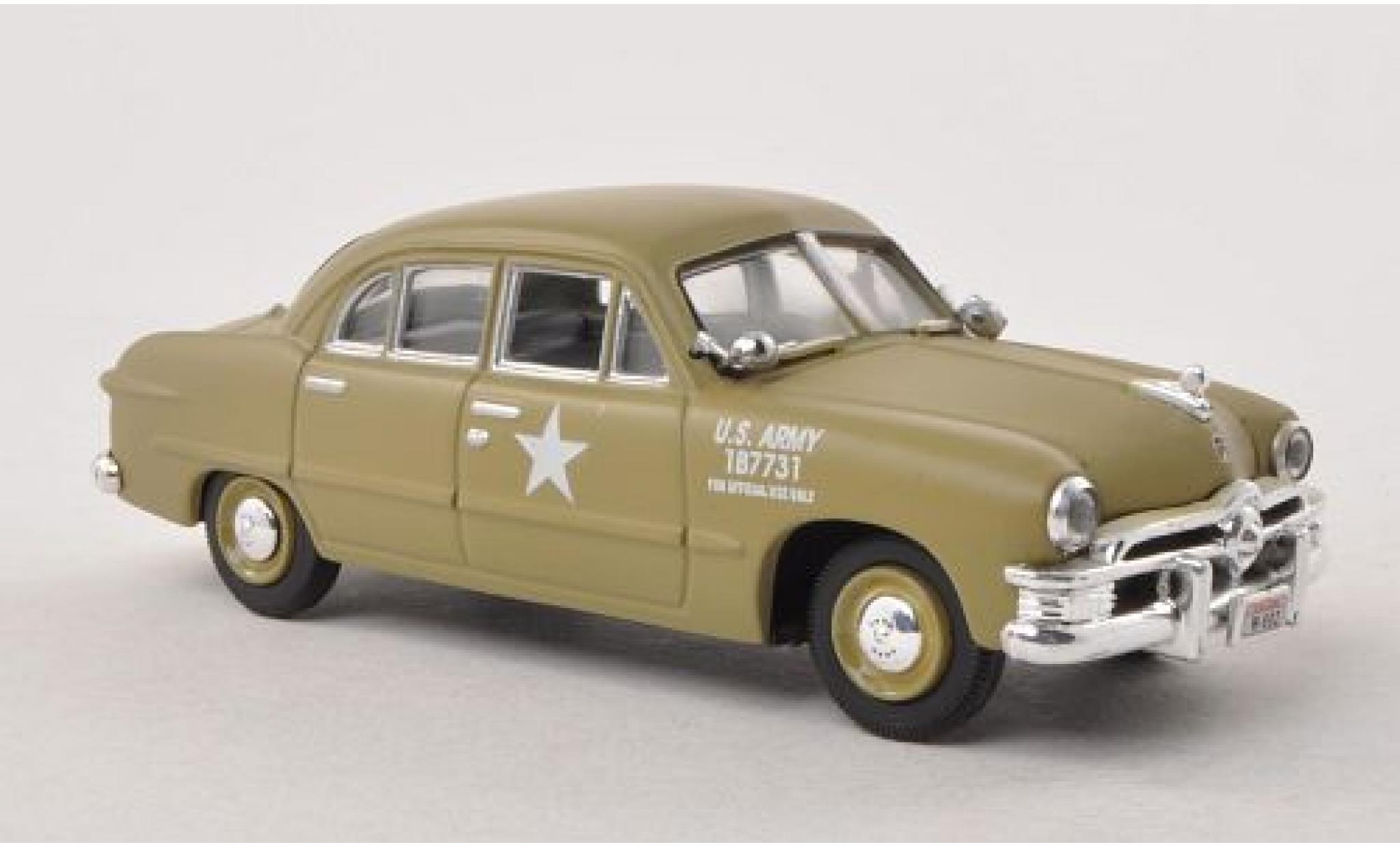 Ford Custom 1/43 American Heritage Models 4-Door Sedan 1950 Army Staff Car diecast model cars