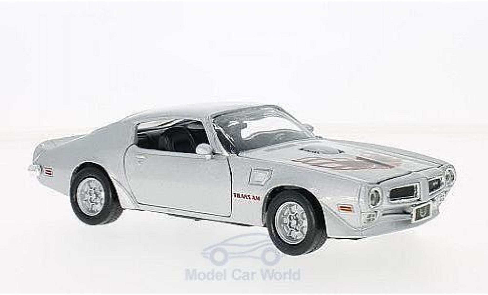 Pontiac Firebird 1973 1/24 Motormax Trans Am grey/Dekor 1973 diecast model cars