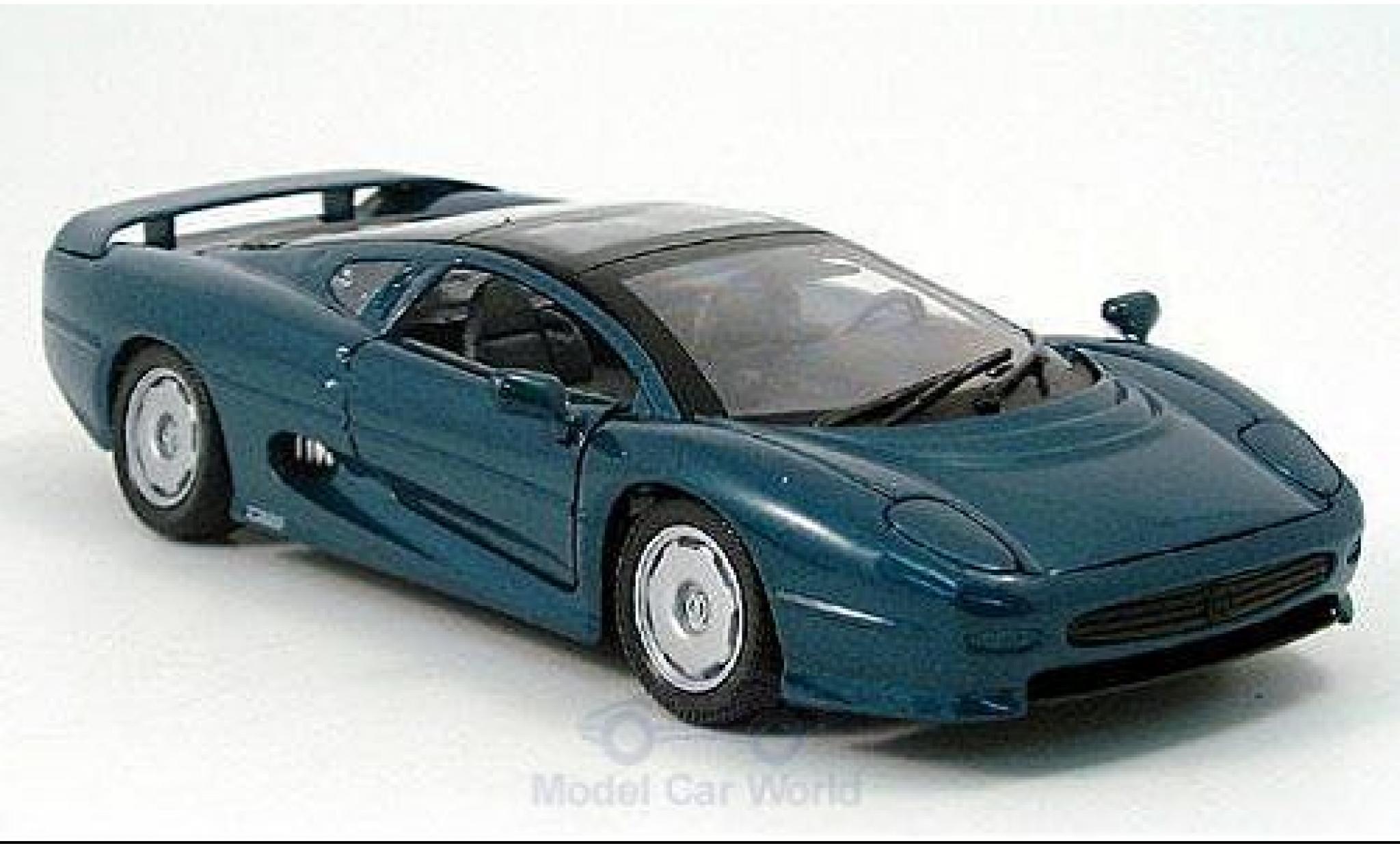 Jaguar XJ 6 1/24 Welly 220 metallic green 1996 diecast model cars