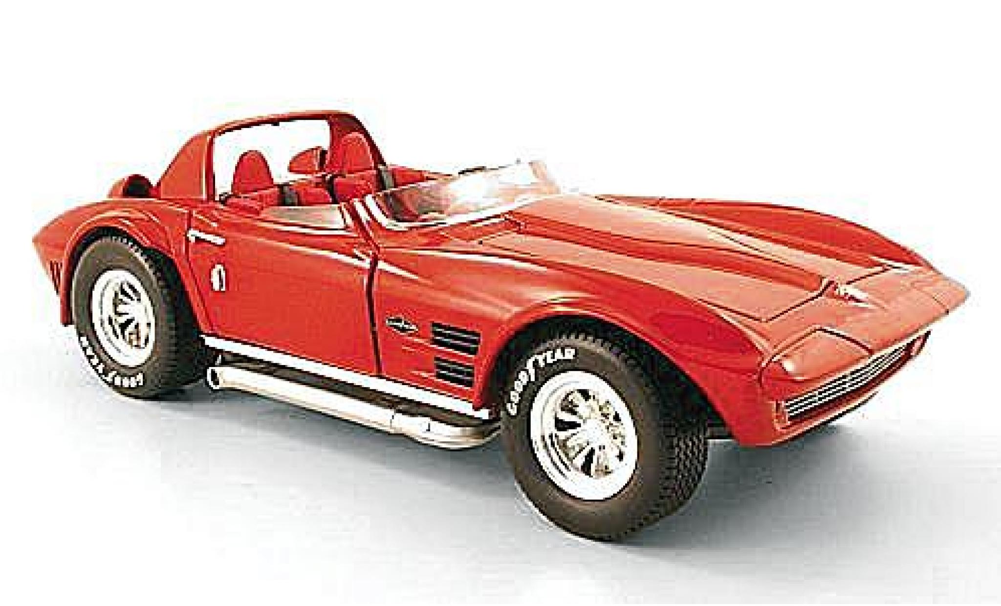 Chevrolet Corvette 1/18 Yat Ming Grand Sport red 1964 diecast model cars