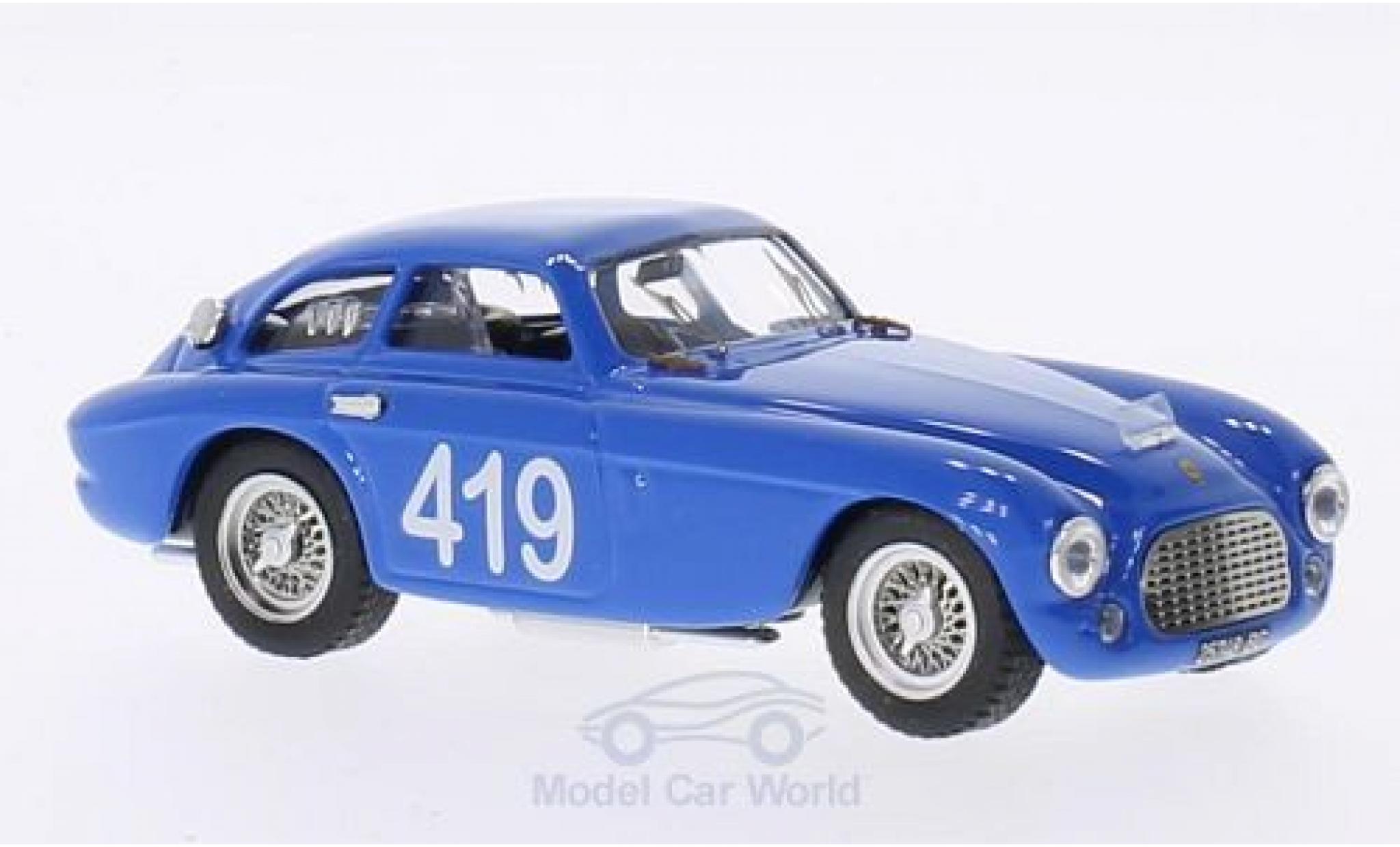 Ferrari 166 1953 1/43 Art Model MM Coupe No.419 Targa Florio 1953 G.Musitelli/F.Musitelli diecast model cars