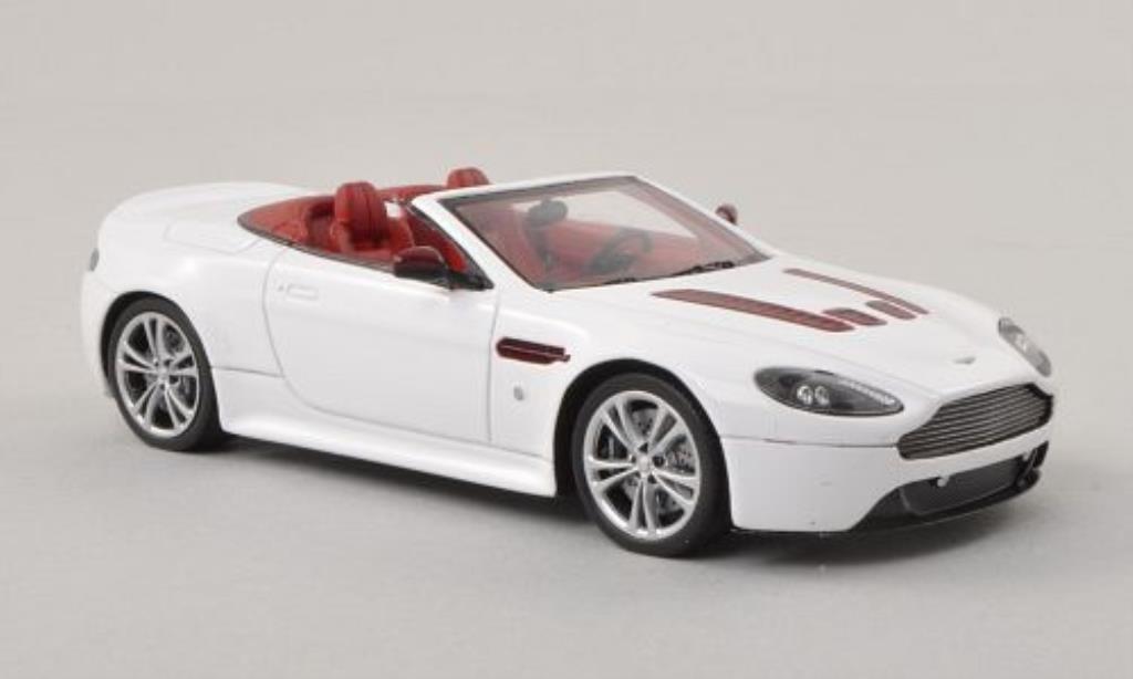 Aston Martin V12 Roadster 1/43 Spark Roadster Vantage white LHD 2012 diecast model cars